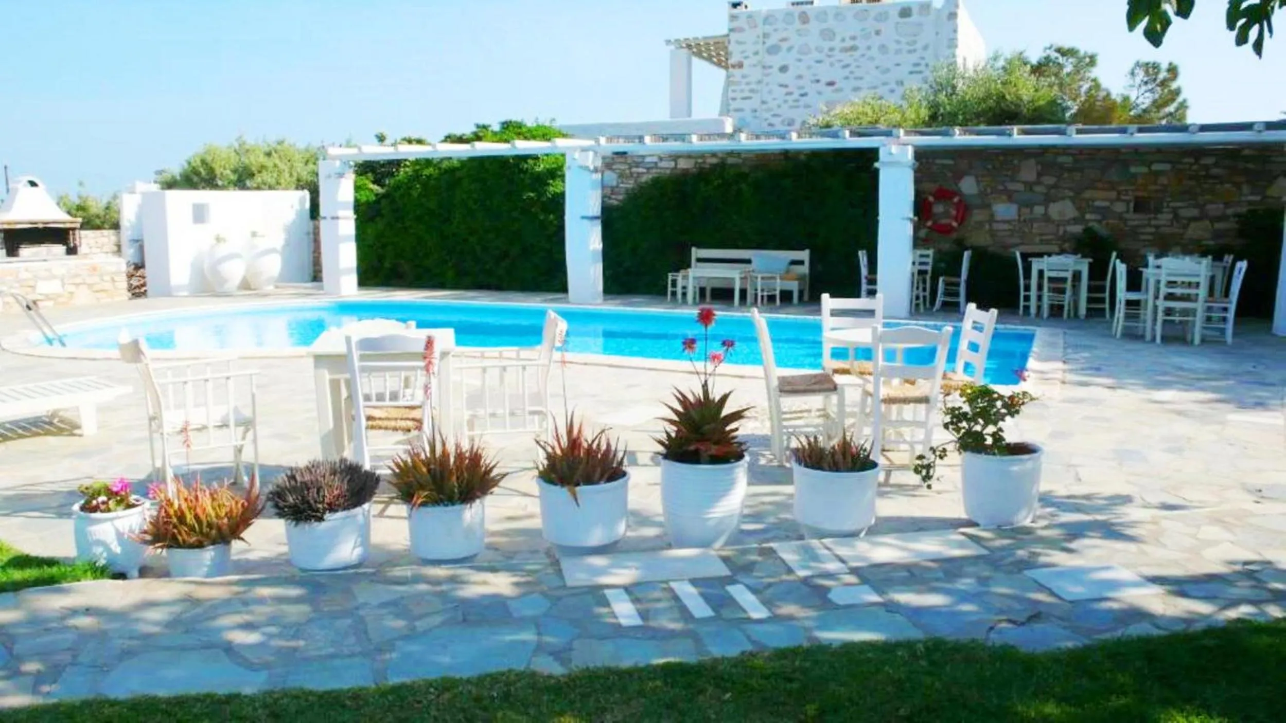 Swimming pool in Hotel Anezina