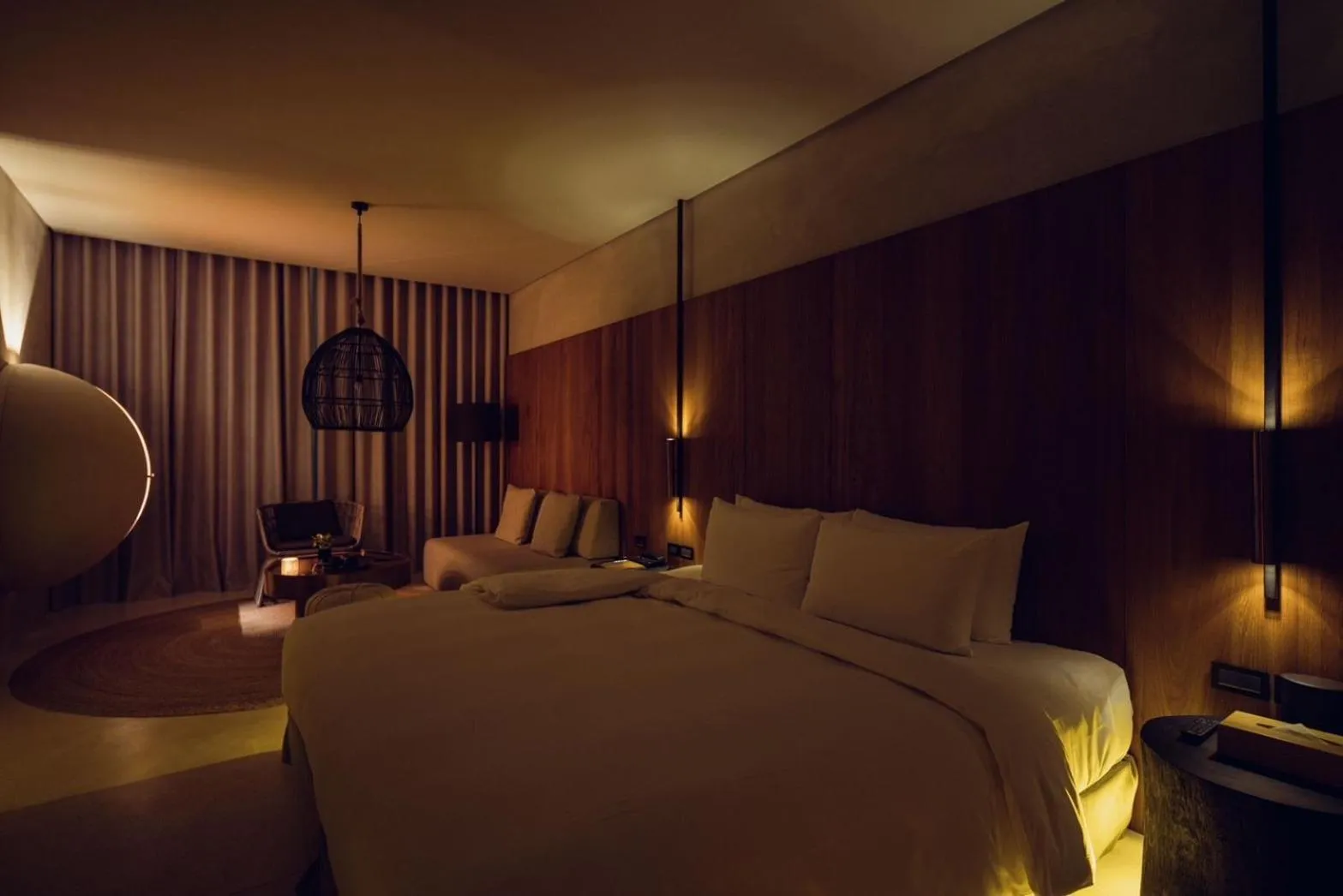 Bed in 了了礁溪 Vivir Jiaoxi Hotel