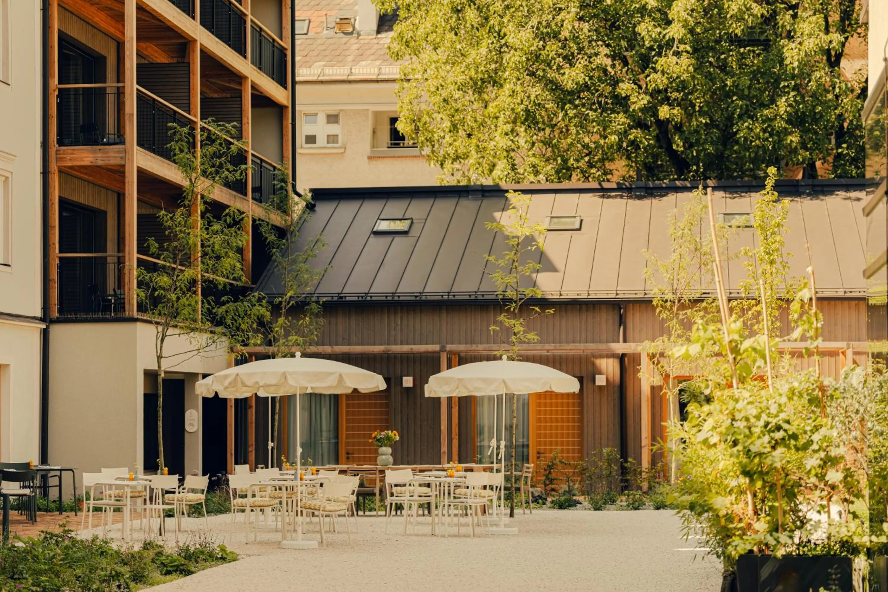 Property building in Design Hotel zum Hirschen Salzburg