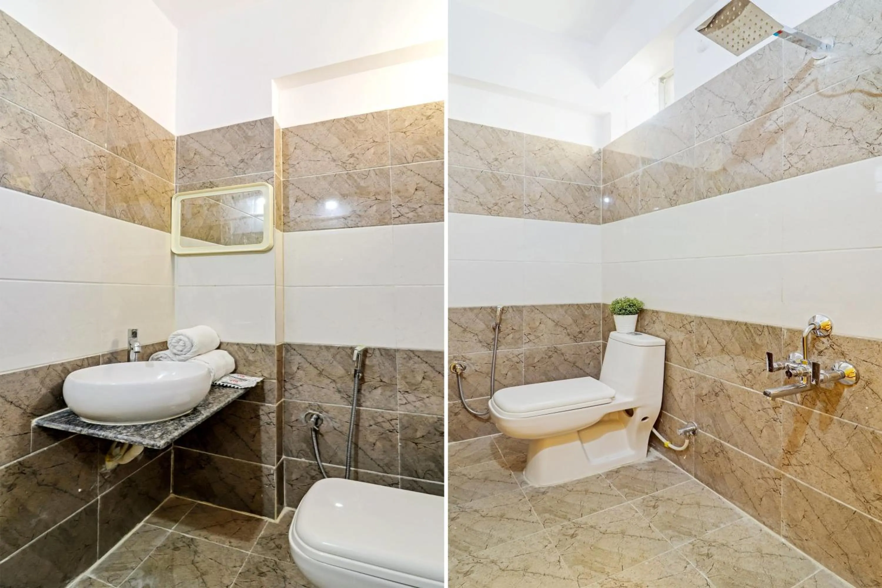 Bathroom in Hotel O Landcorp Hotels