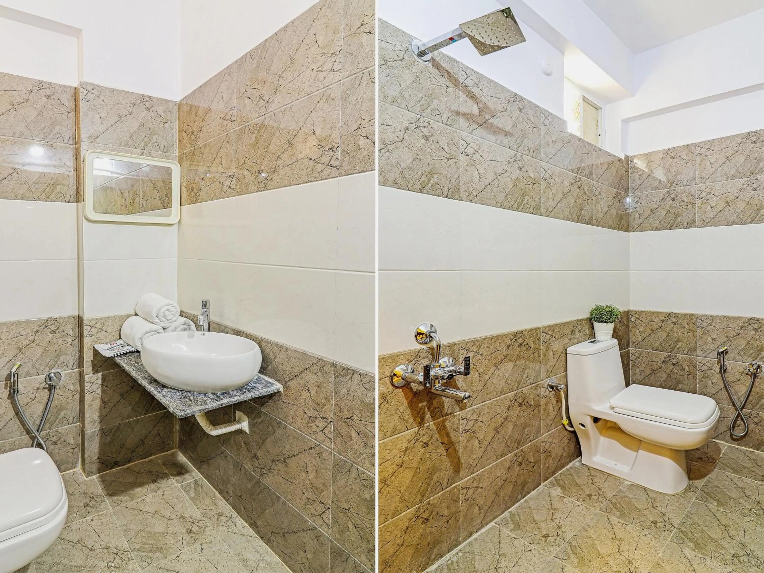 Bathroom in Hotel O Landcorp Hotels