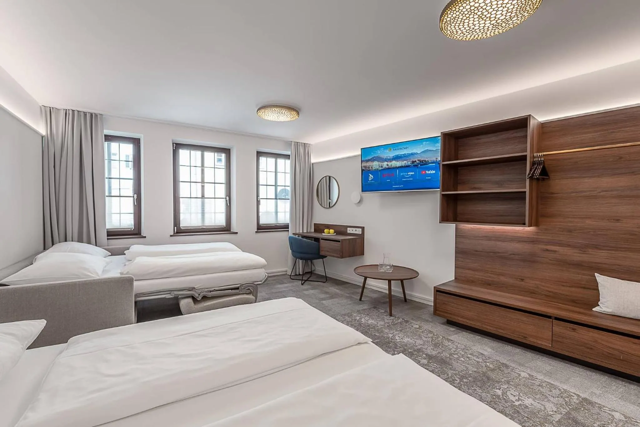 TV and multimedia, Bed in Hotel Mondschein