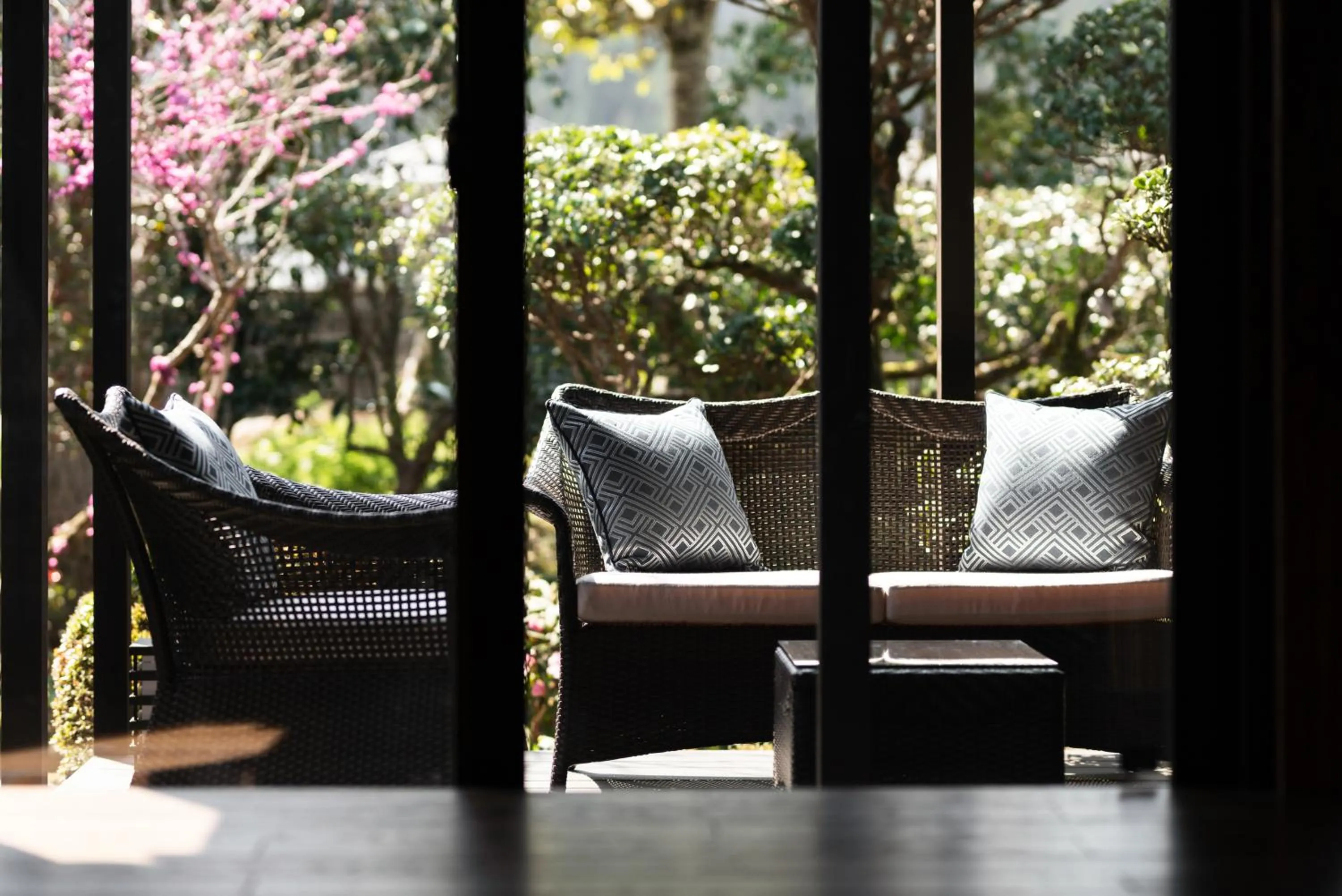 Patio in Nazuna Obi Onsen Resort