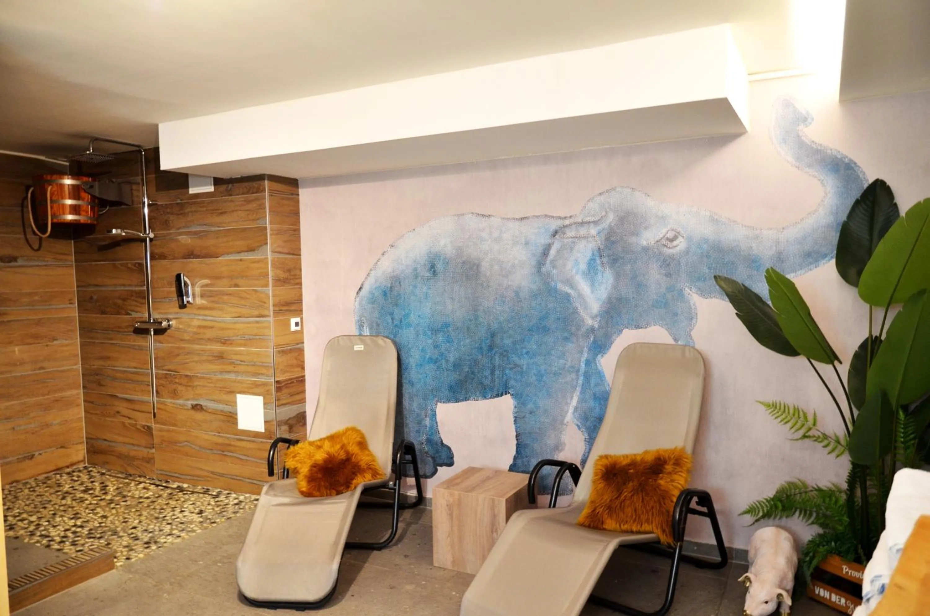 Decorative detail in Safranberg Hotel & Sauna