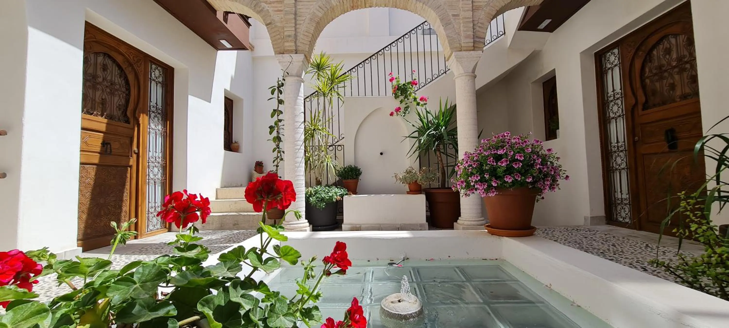 Patio in Murallas de Jayrán Hotel Boutique