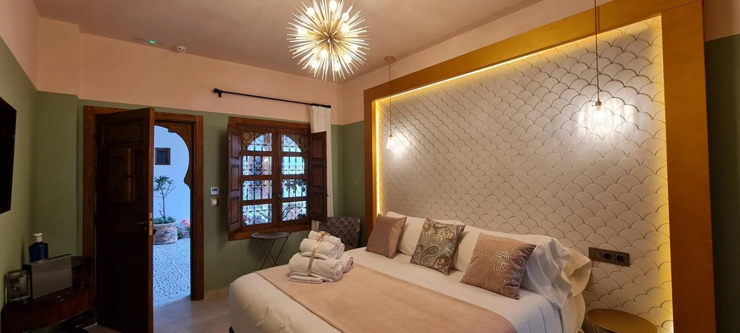 Bed in Murallas de Jayrán Hotel Boutique