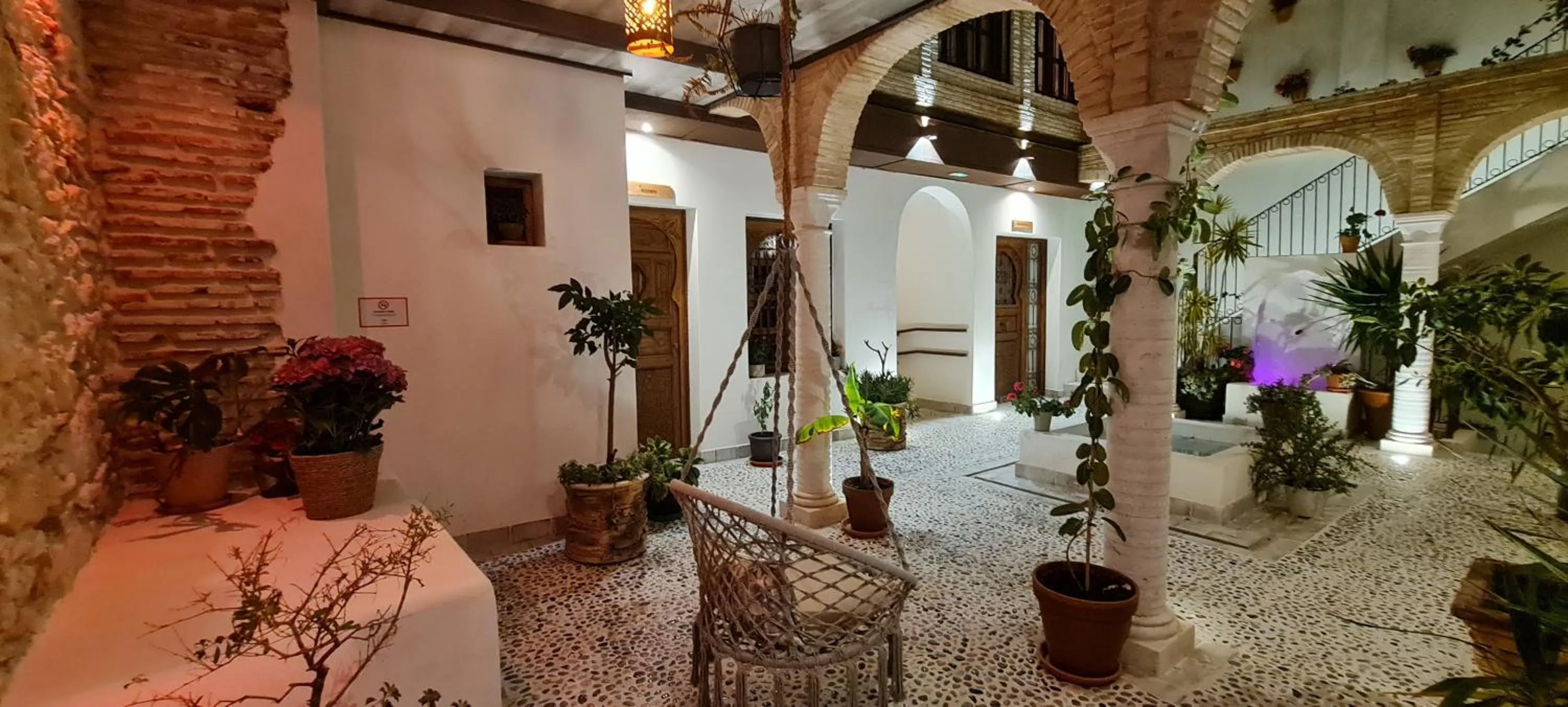 Patio in Murallas de Jayrán Hotel Boutique