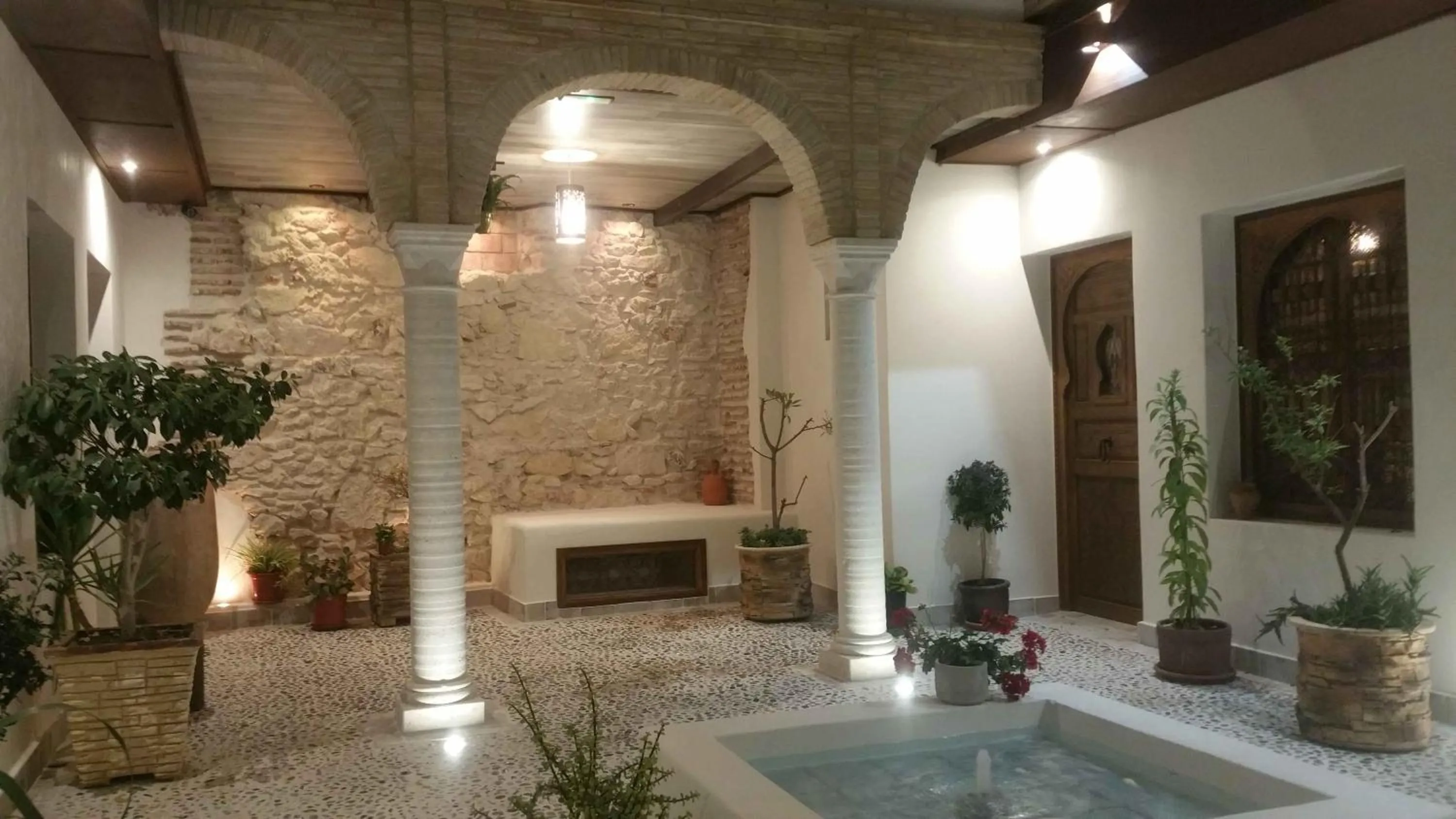 Patio in Murallas de Jayrán Hotel Boutique