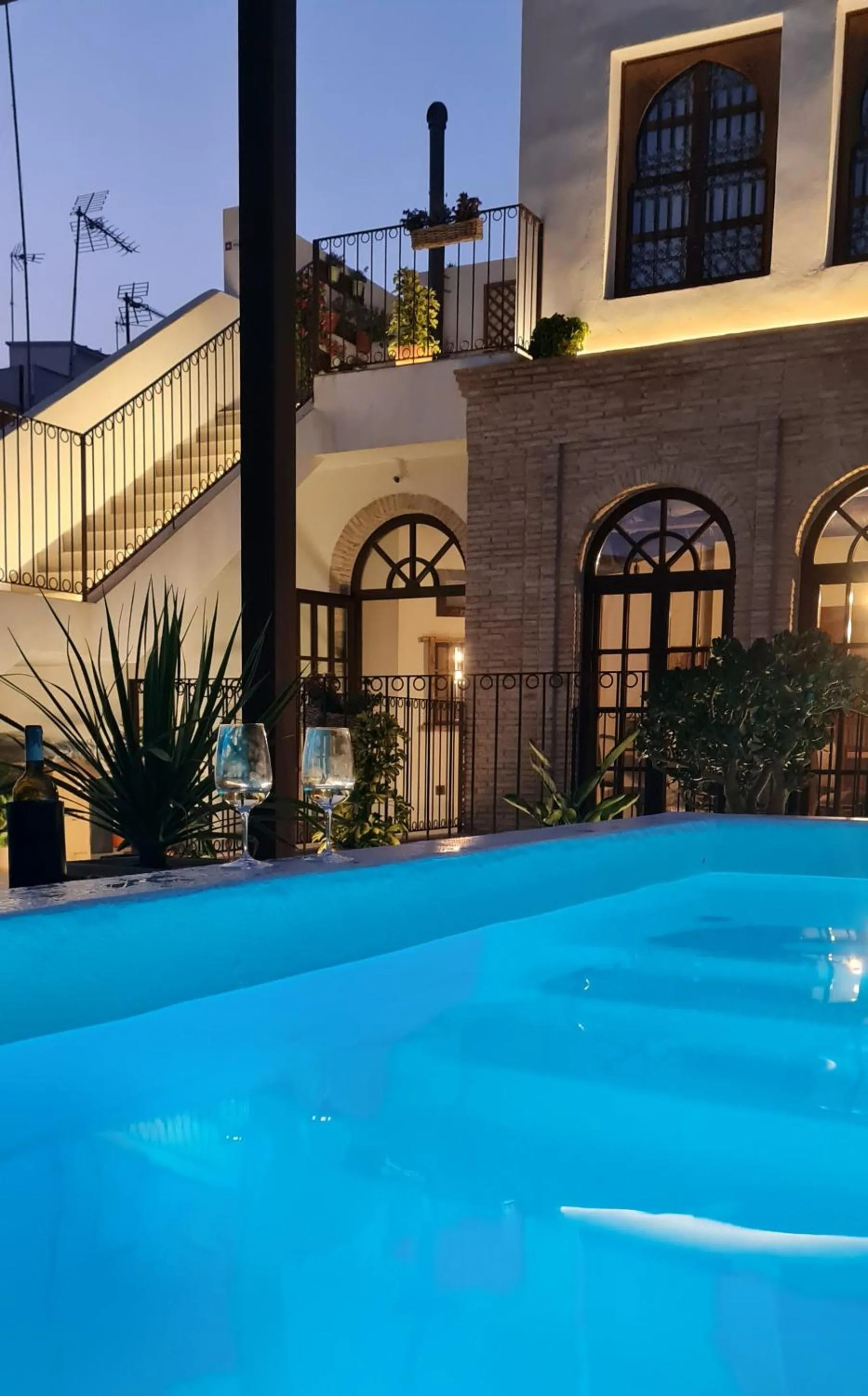 Swimming pool in Murallas de Jayrán Hotel Boutique