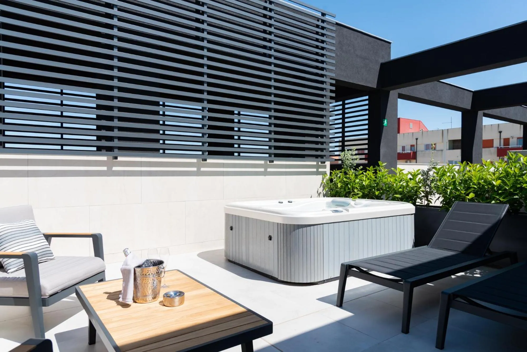 Patio in Modica Boutique Hotel