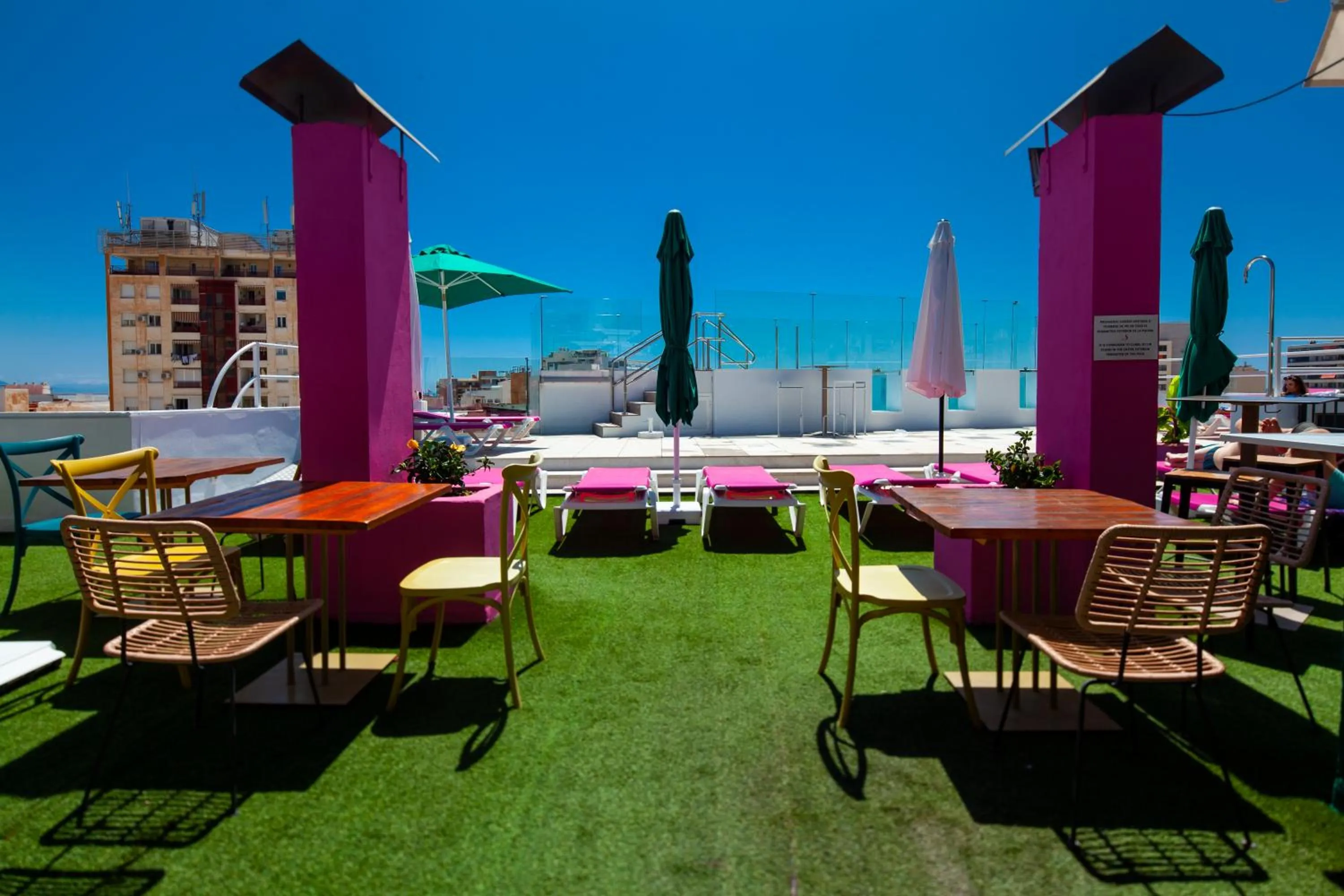 Patio in Hotel Ritual Sireno Torremolinos - Adults Only
