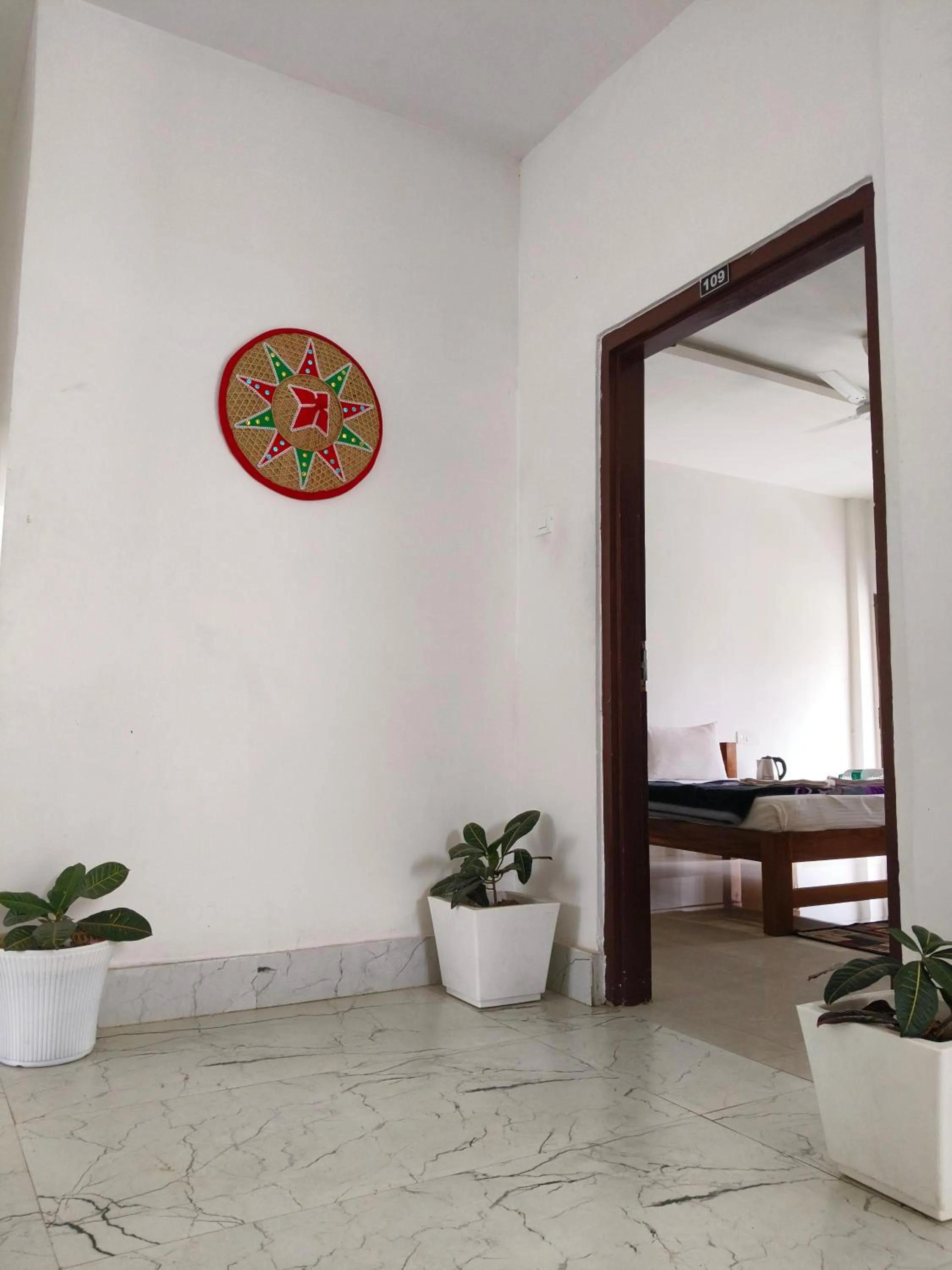 Seating area in Shivaji Inn Kaziranga