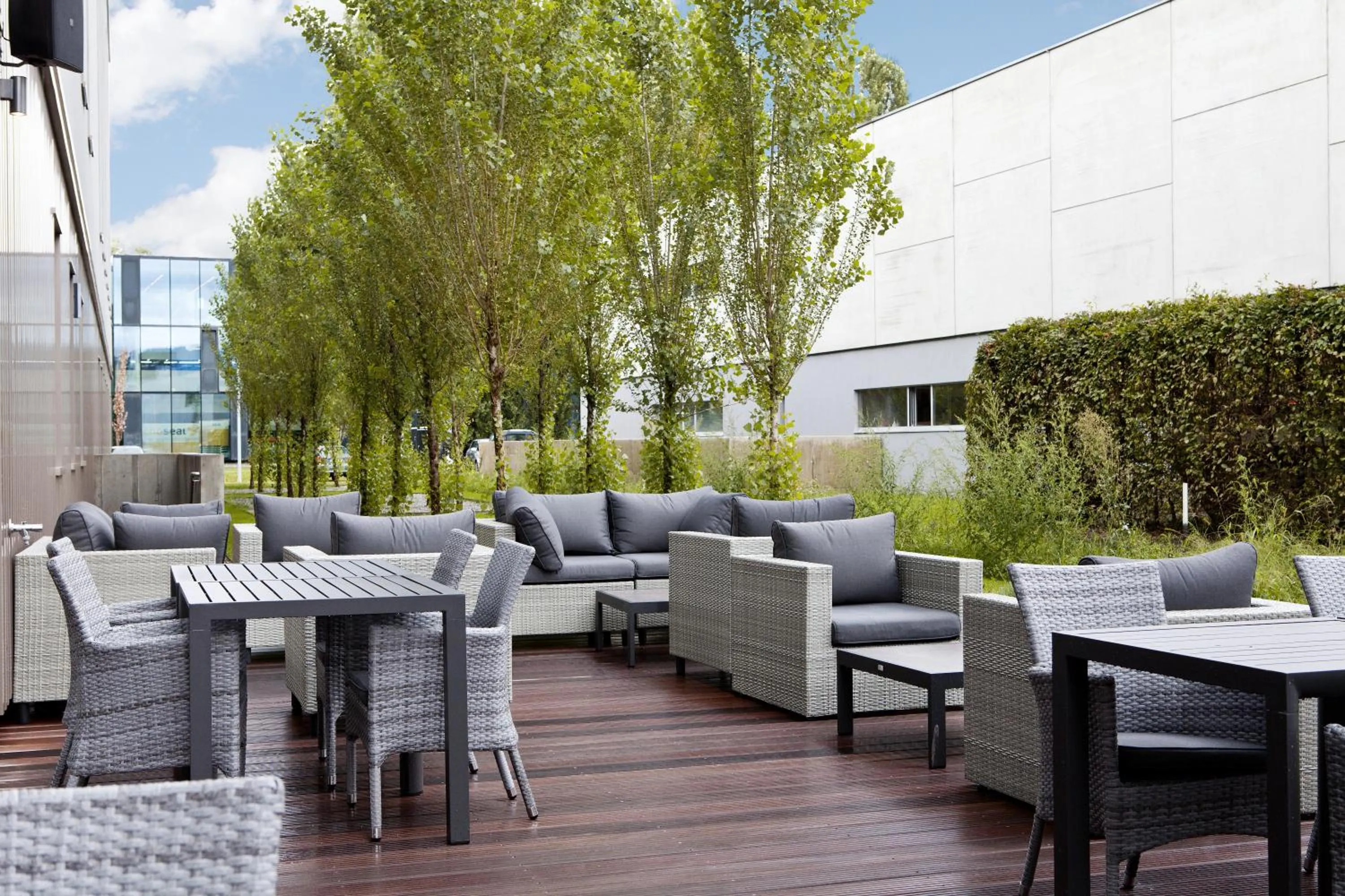 Patio in Holiday Inn Express - Lustenau