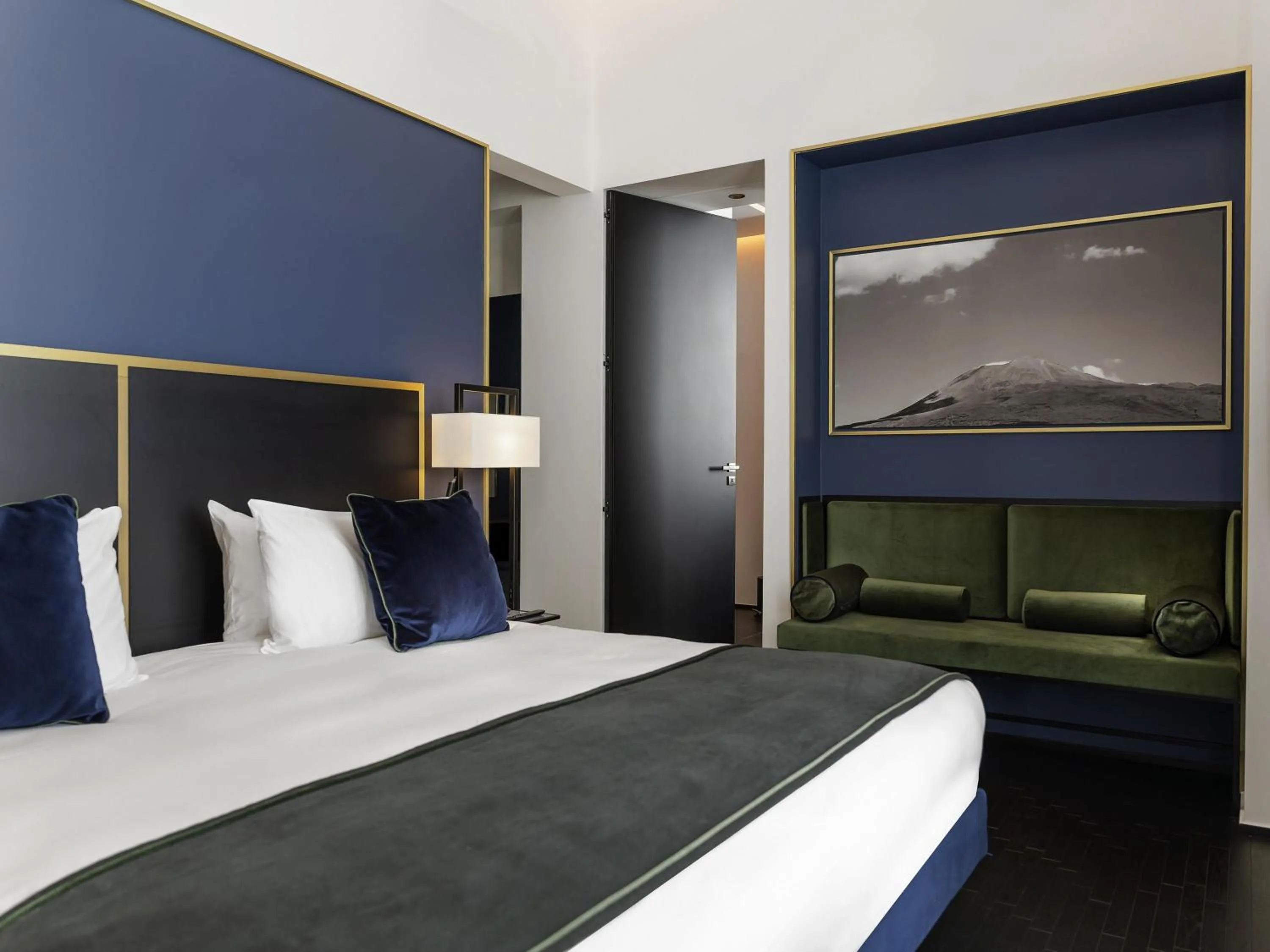 Bedroom, Bed in Habita79 Hotel Pompeii - MGallery Collection