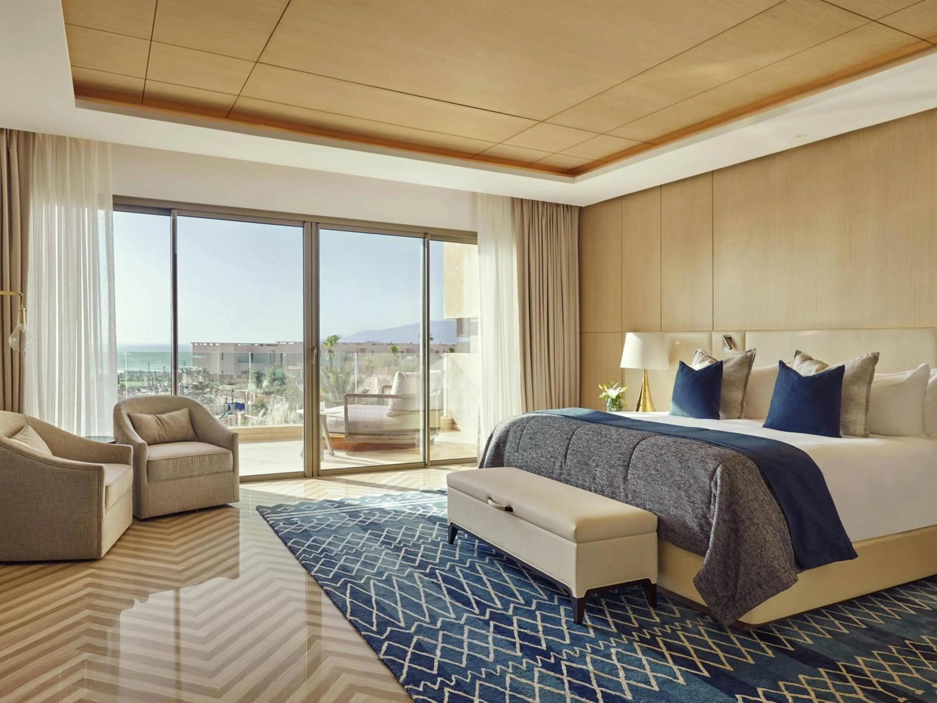 Bedroom, Bed in Fairmont Taghazout Bay