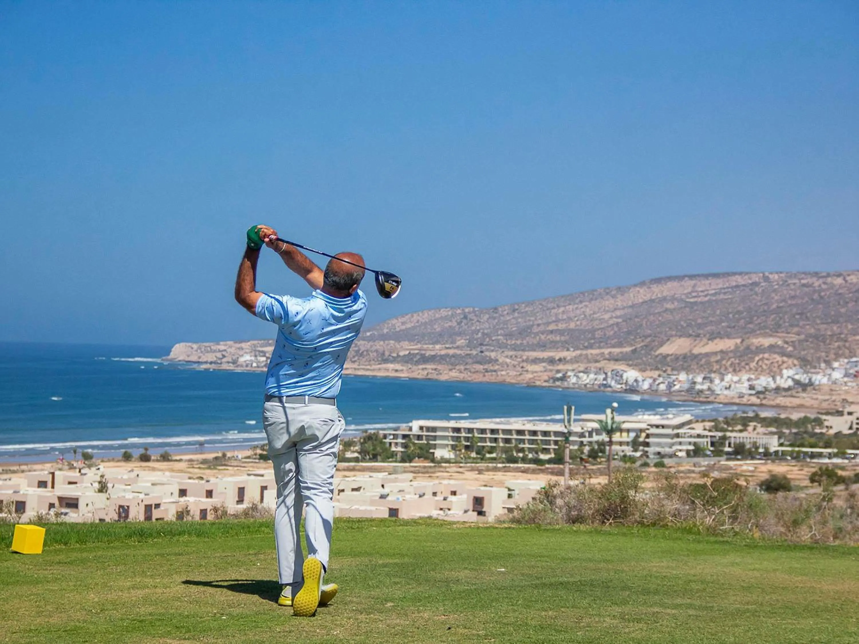 Golfcourse in Fairmont Taghazout Bay