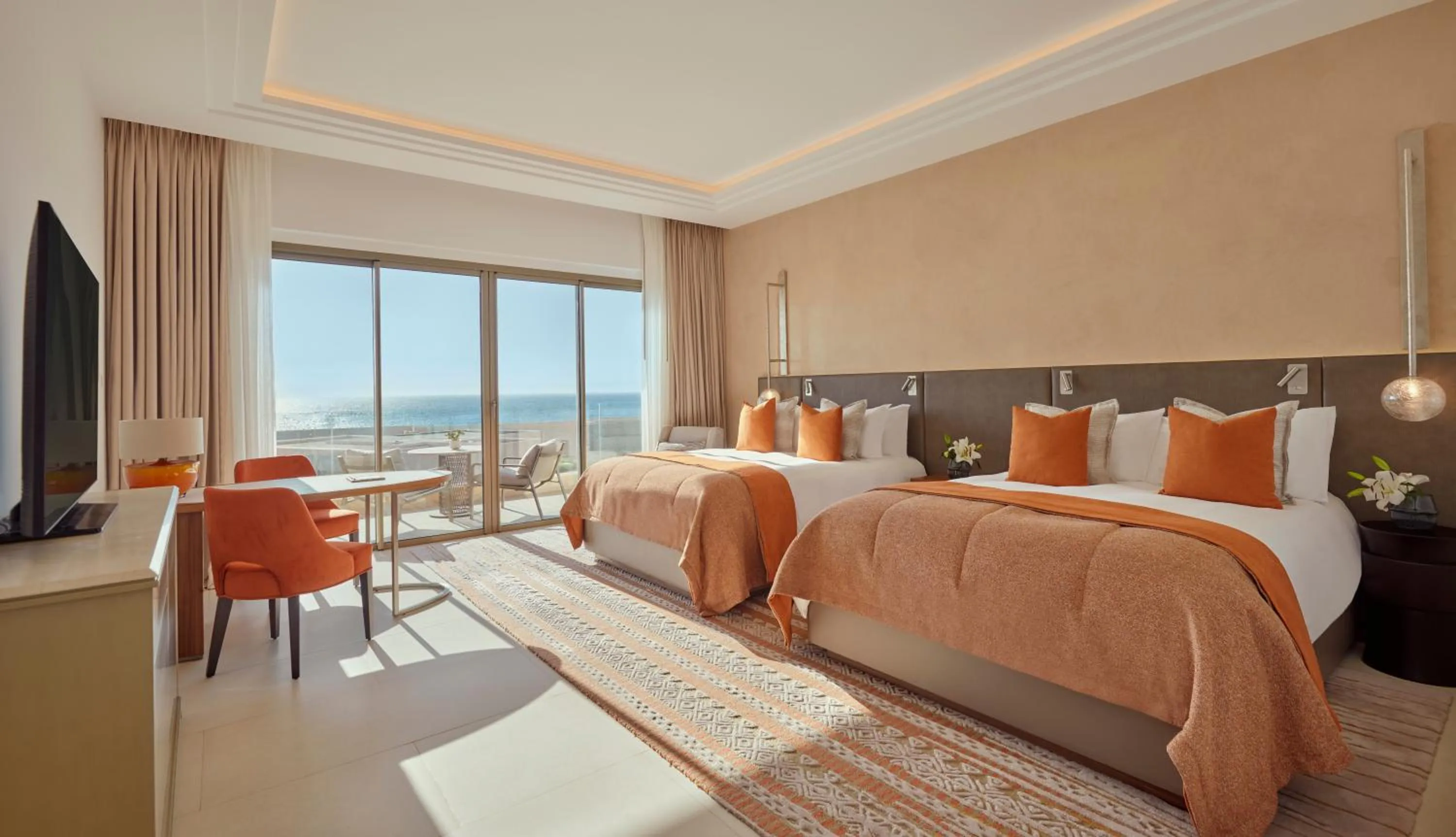 View (from property/room), Bed in Fairmont Taghazout Bay