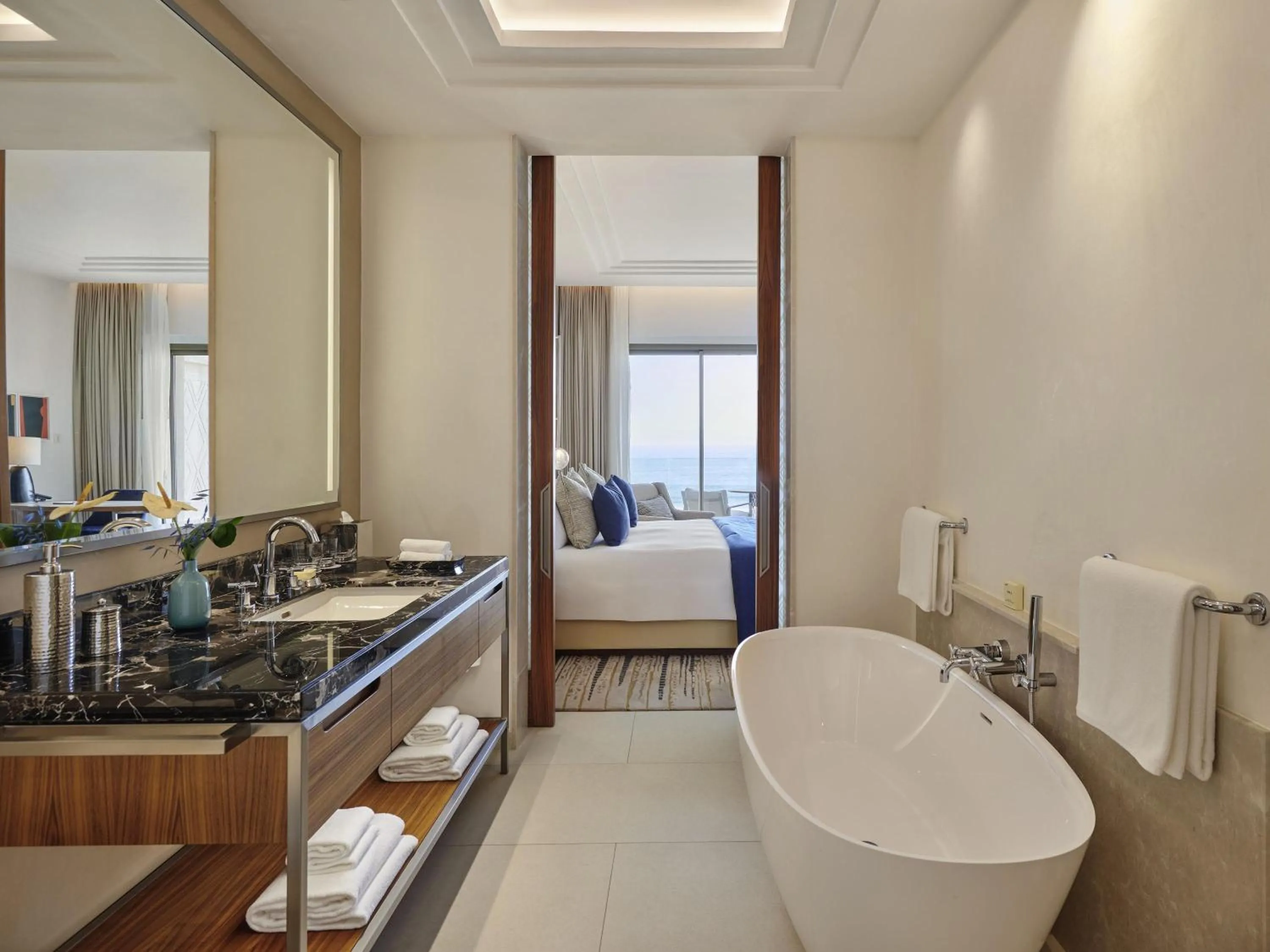 Bedroom, Bed in Fairmont Taghazout Bay