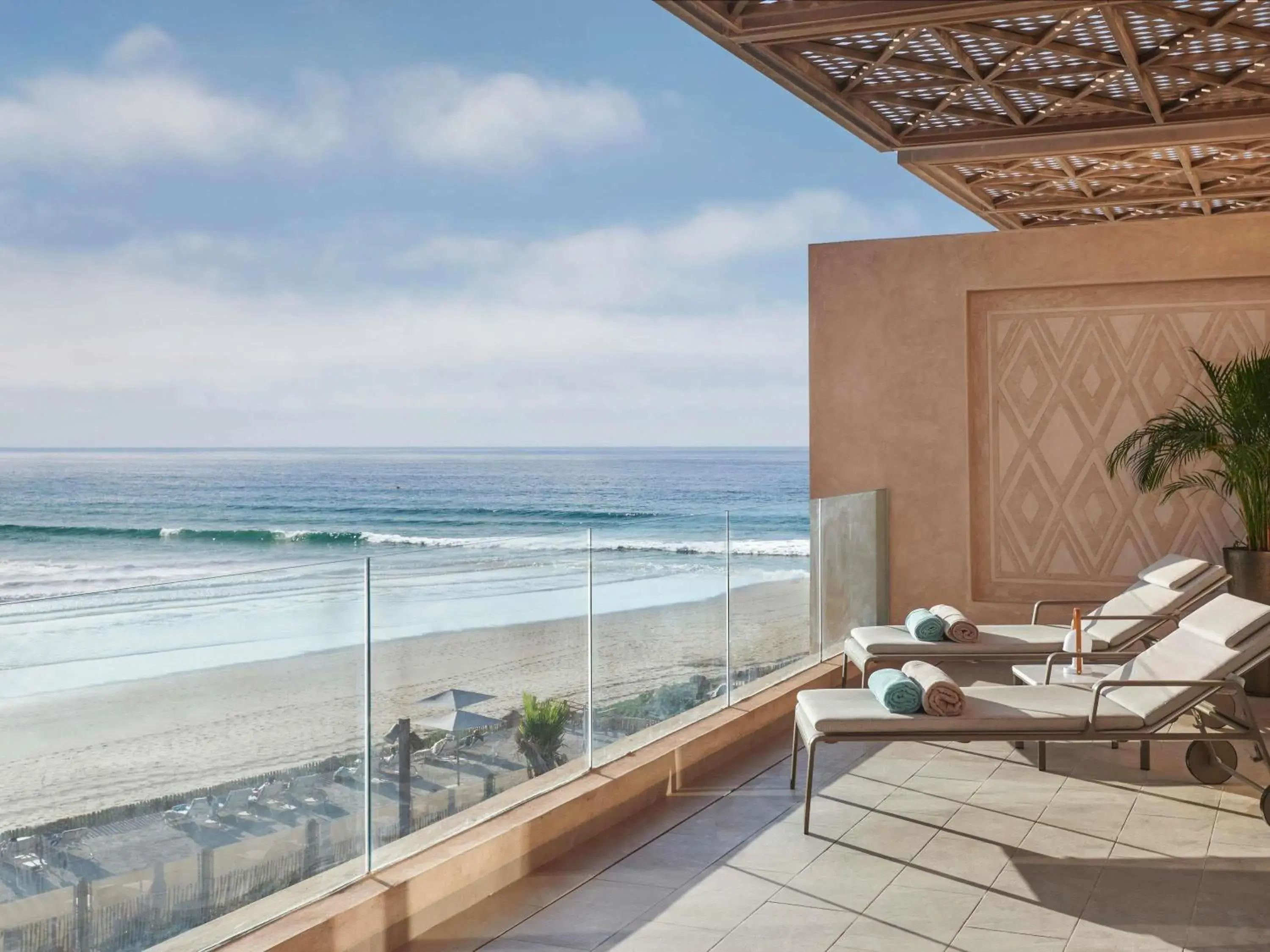 Deluxe Queen Room with Two Queen Beds and Ocean View in Fairmont Taghazout Bay Deluxe Queen Room with Two Queen Beds and Ocean View in Fairmont Taghazout Bay