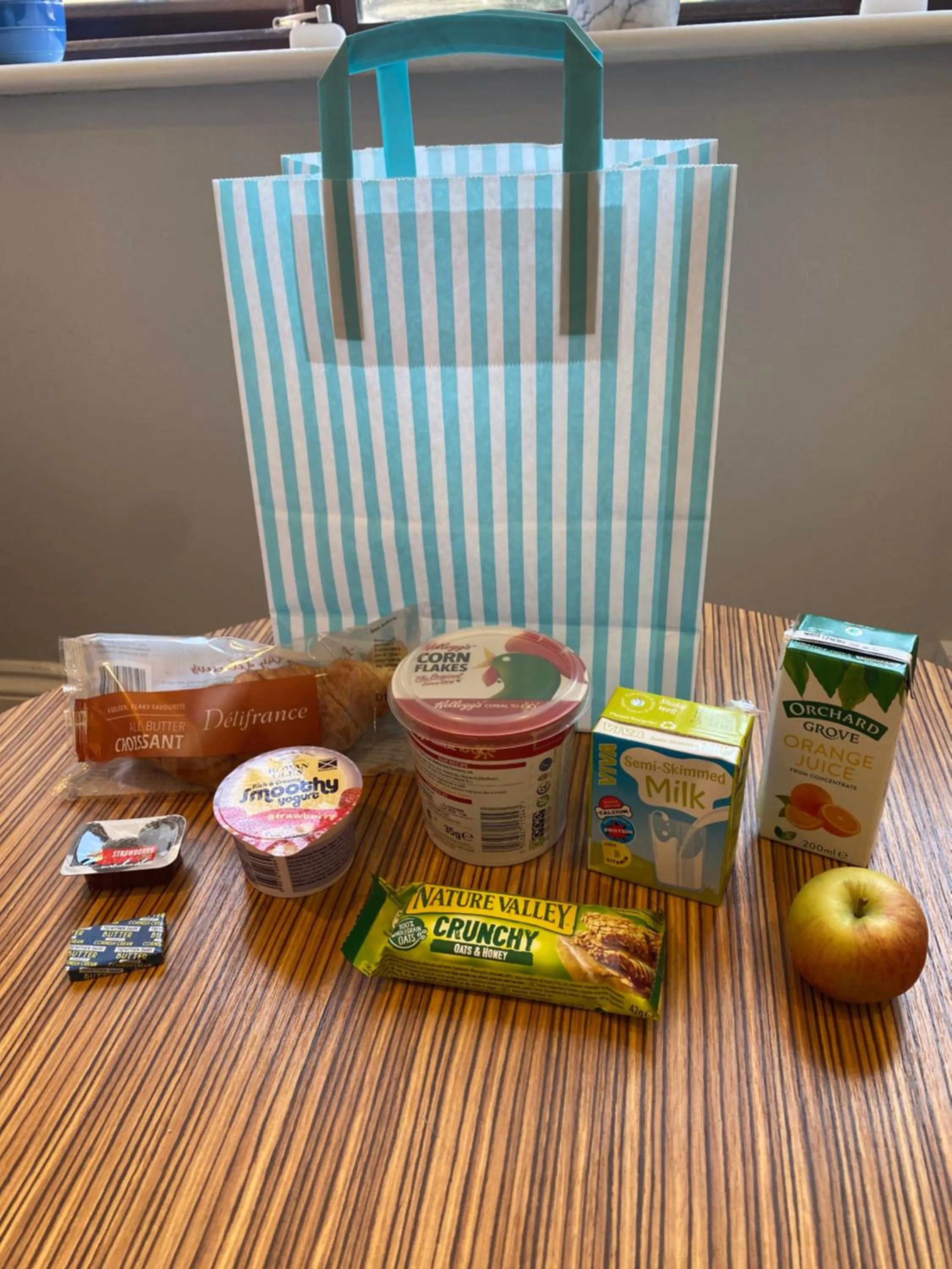 Continental breakfast in Ibis Budget Bromsgrove