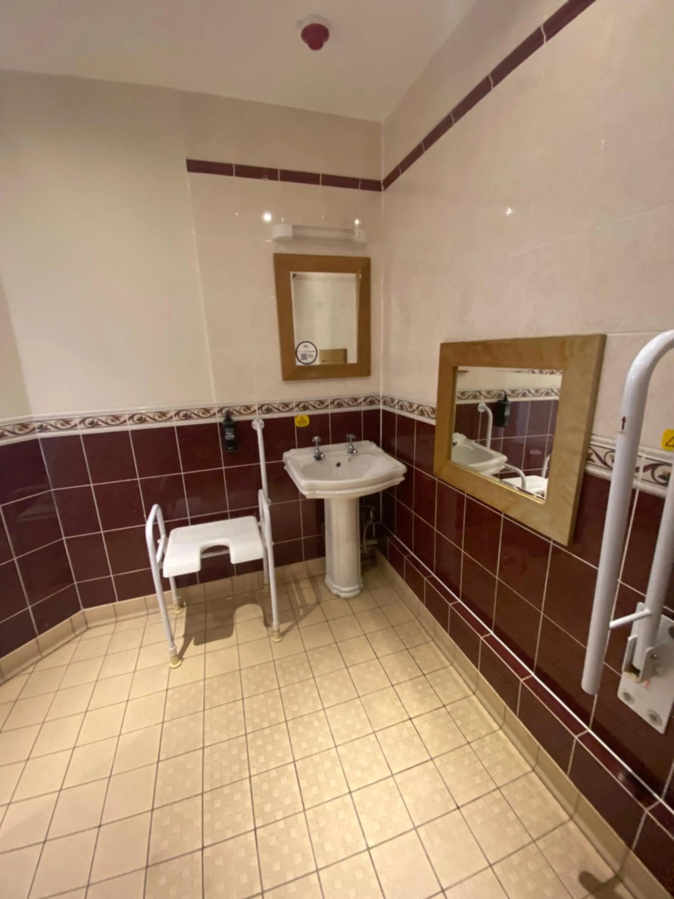 Facility for disabled guests, Bathroom in Ibis Budget Bromsgrove