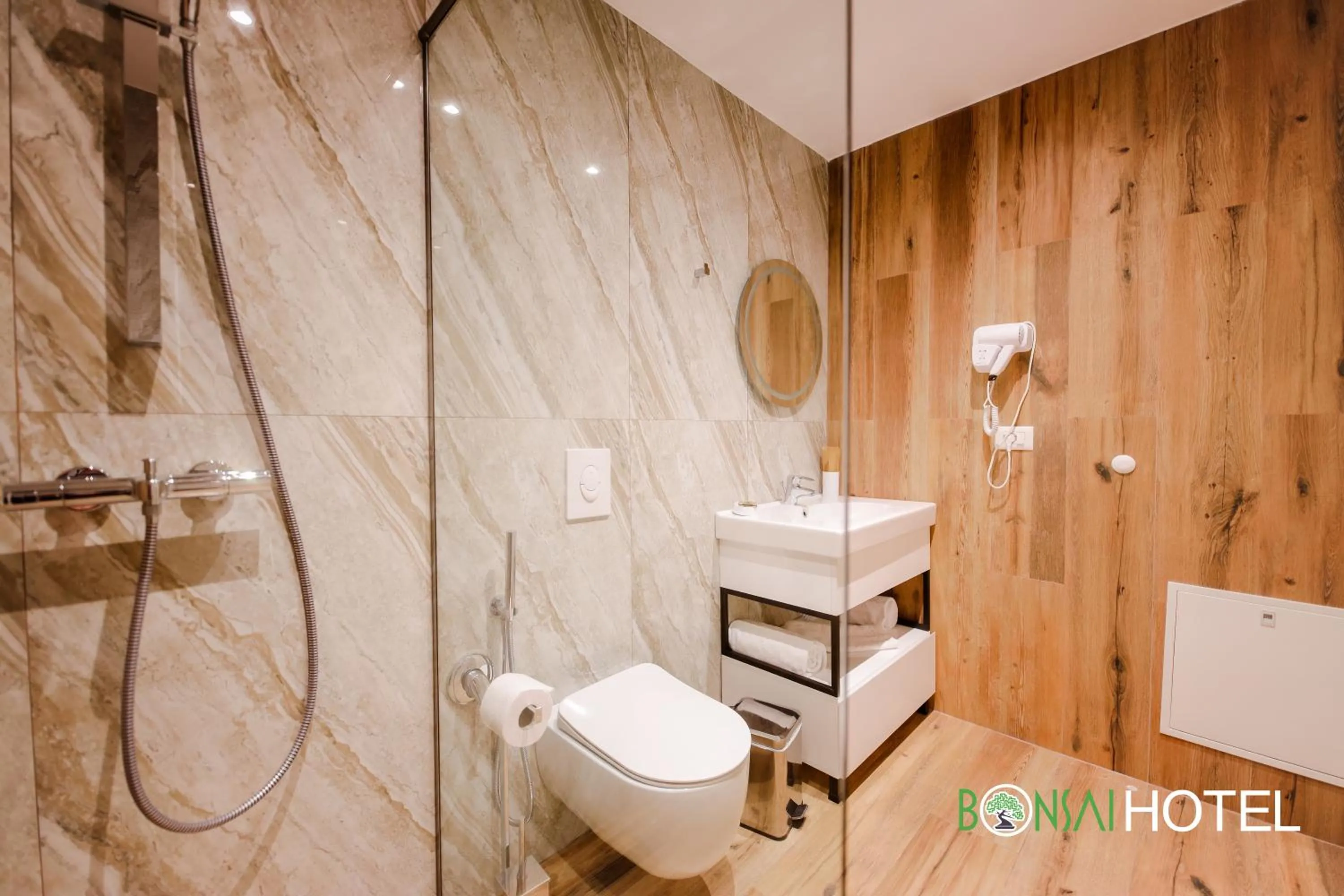 Bathroom in Hotel Bonsai