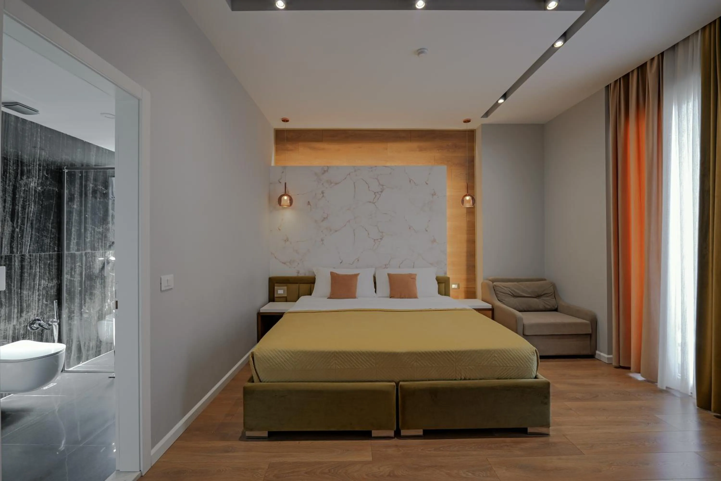 Bedroom, Bed in Hotel Bonsai