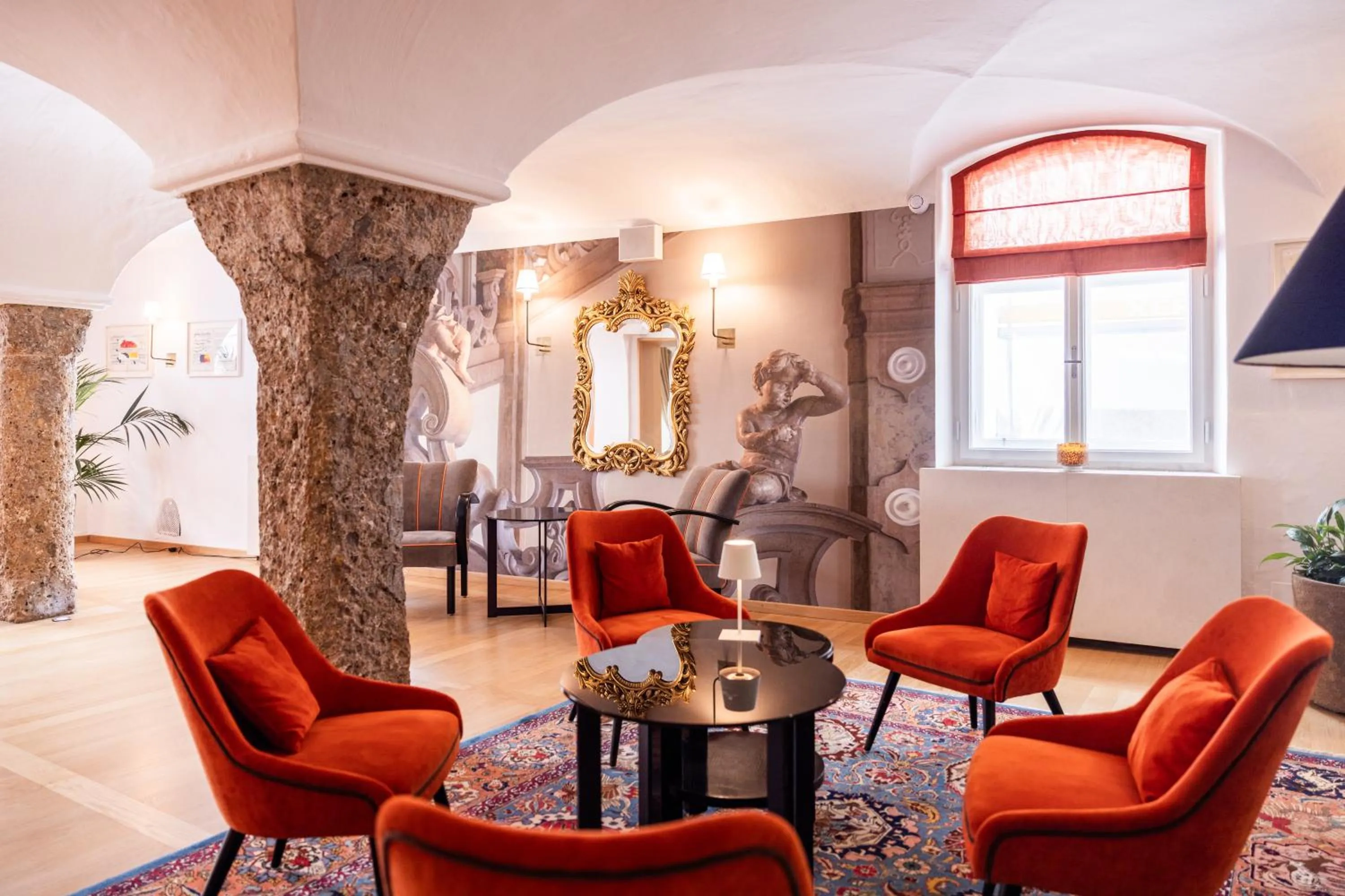 Seating area in Boutiquehotel Amadeus