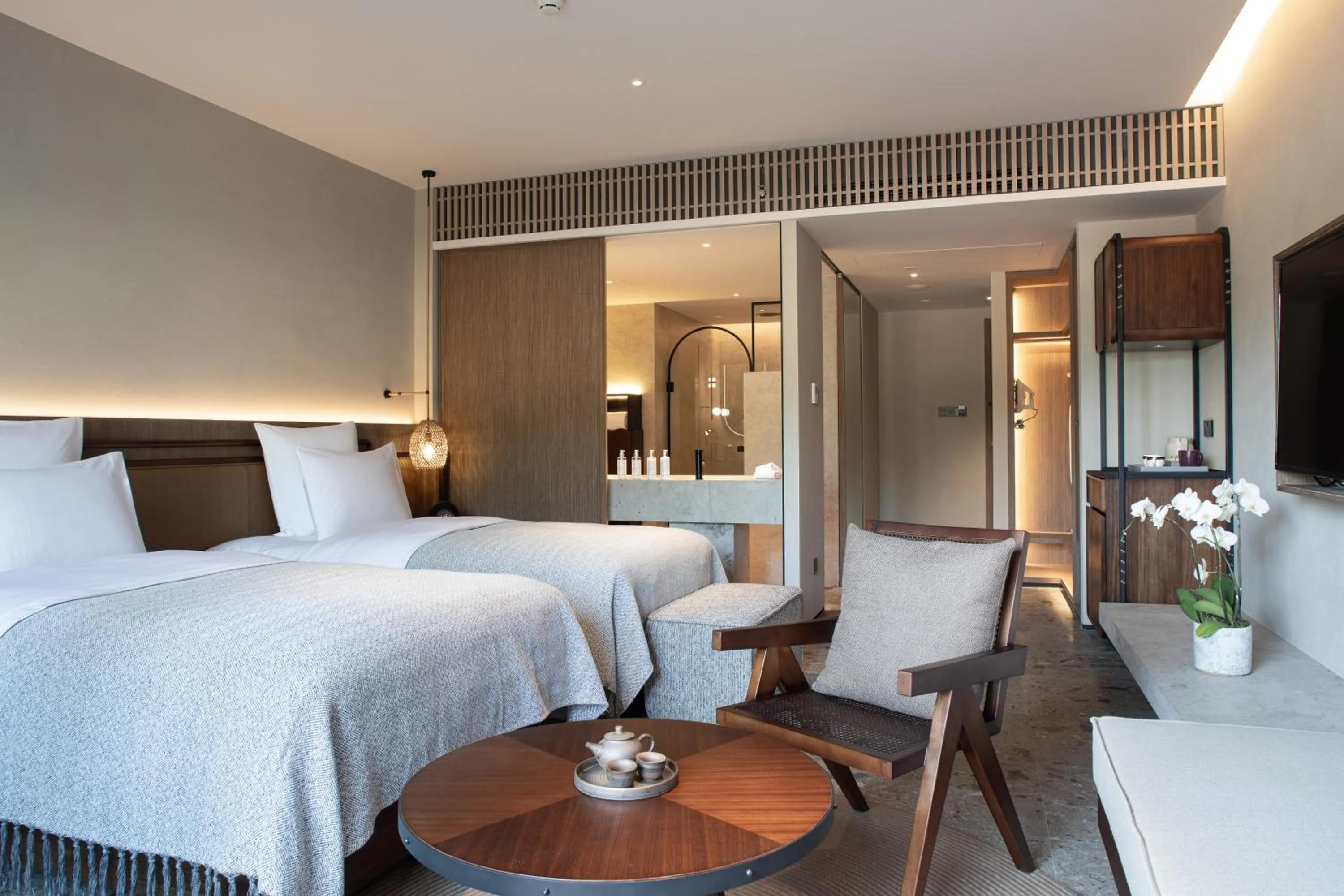 Bed in DongFengYun Hotel Mi'Le - MGallery Collection