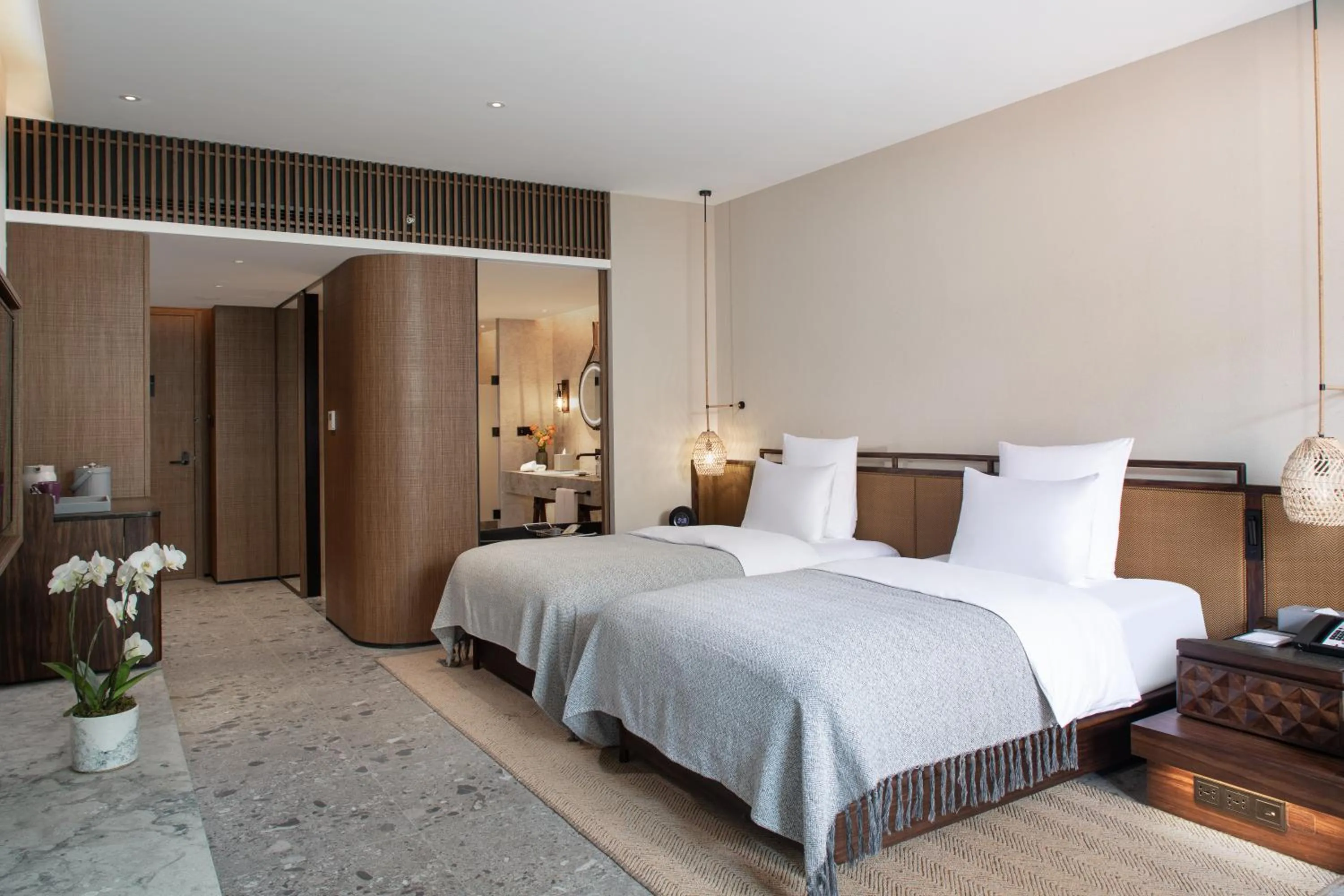 Bed in DongFengYun Hotel Mi'Le - MGallery Collection