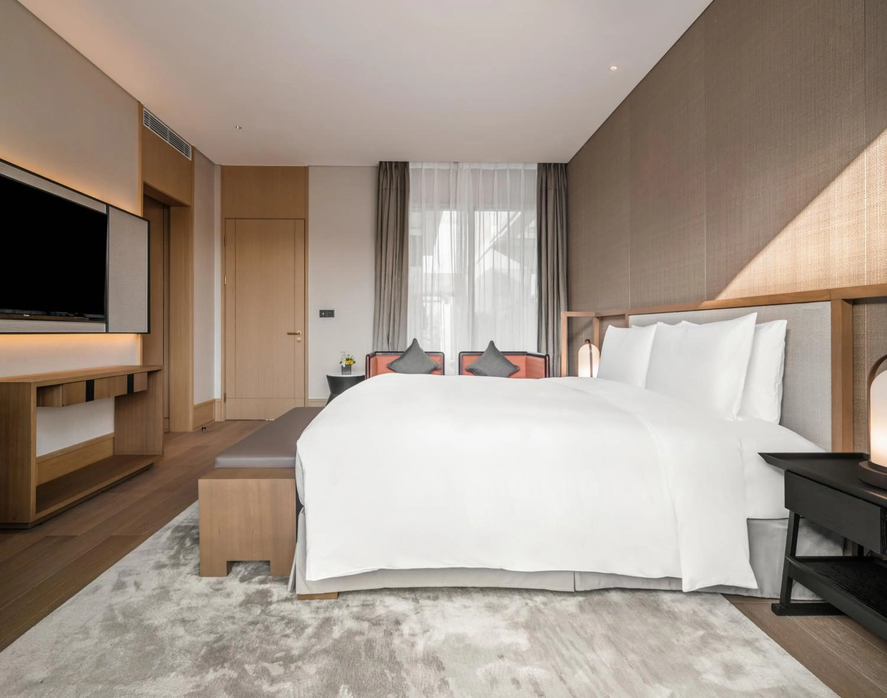 Bedroom, Bed in Ocean Spring Resort Chengdu - MGallery Collection