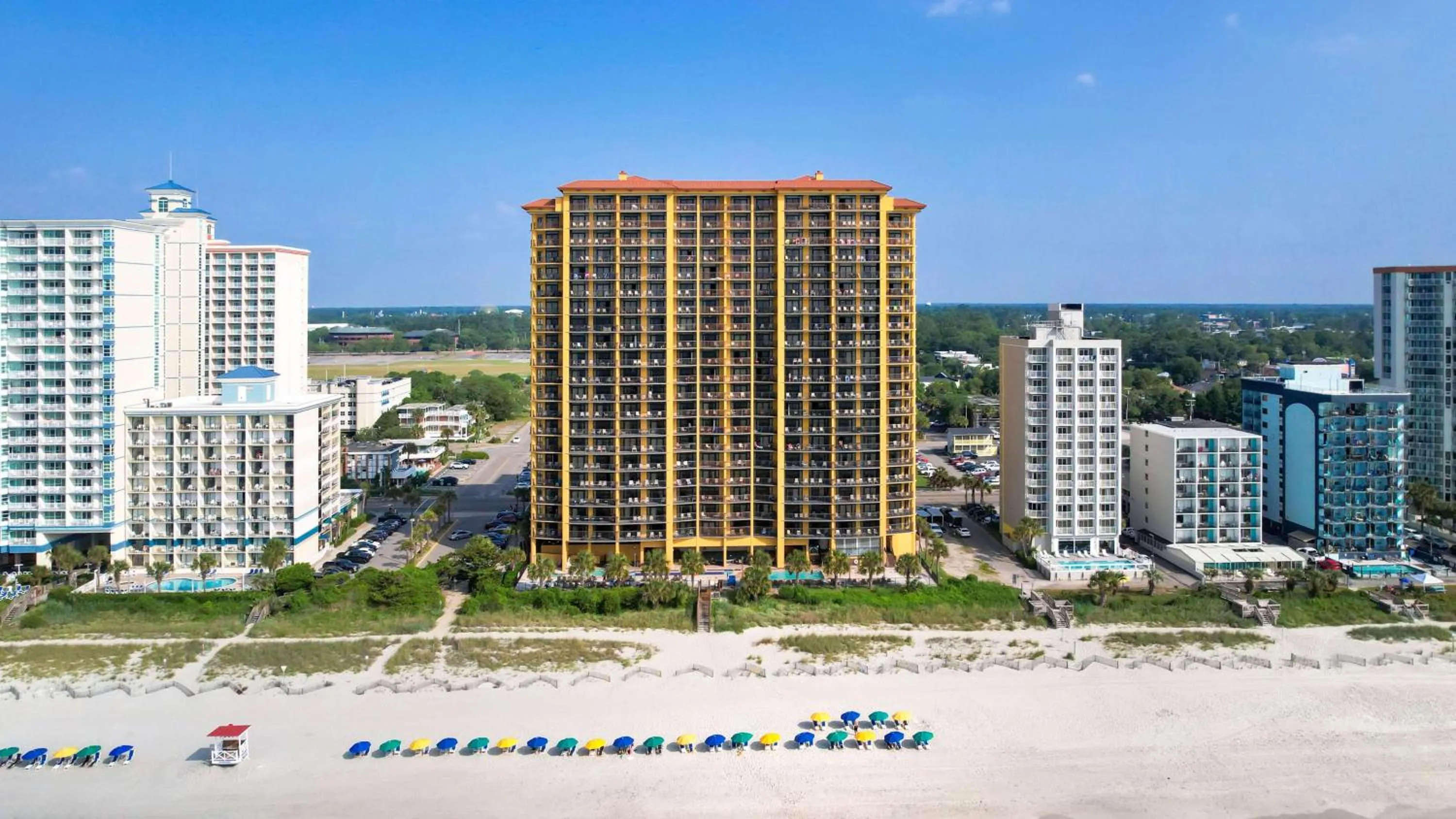 Property building in Hilton Grand Vacations Club Anderson Ocean Myrtle Beach