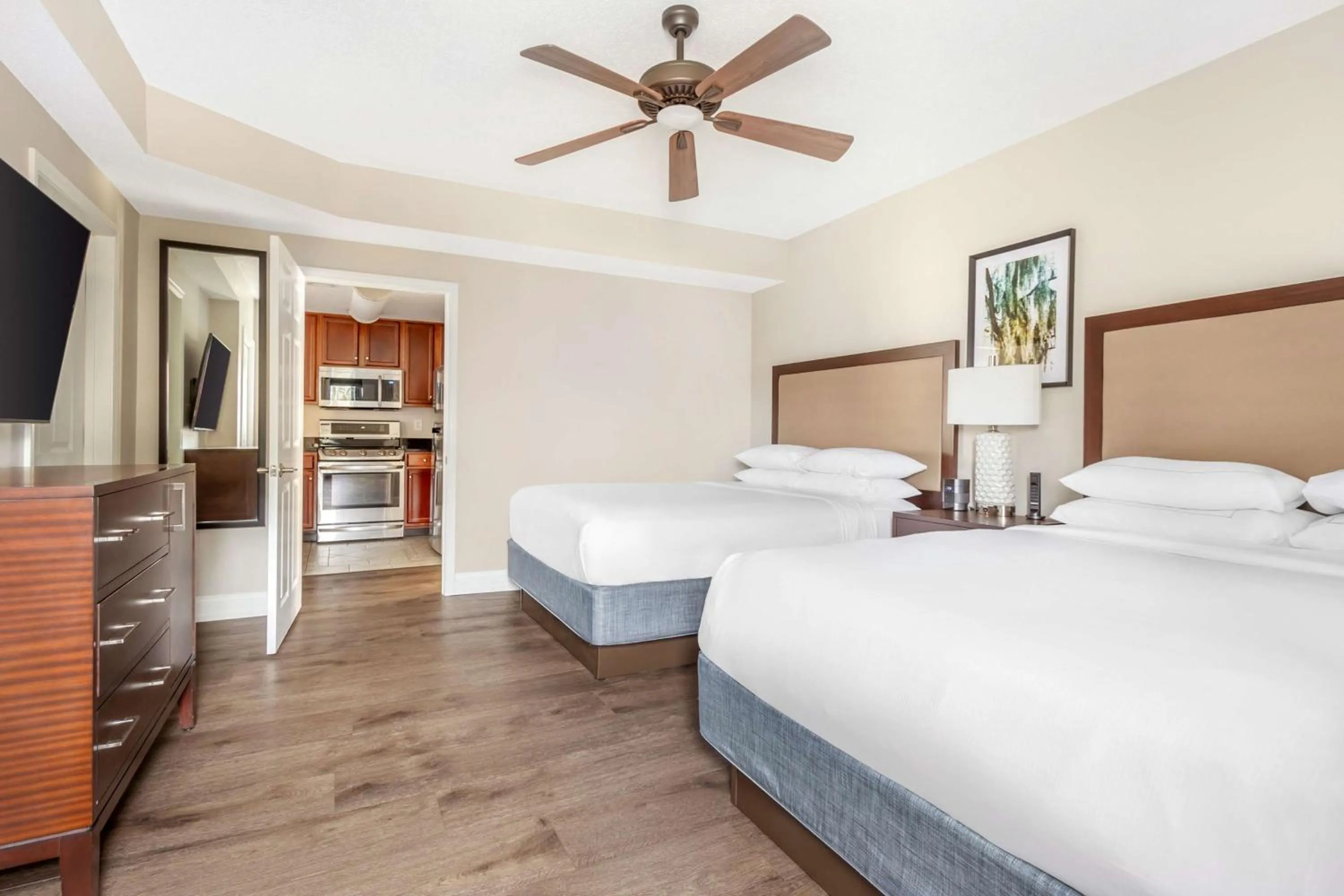 Bed in Hilton Grand Vacations Club Anderson Ocean Myrtle Beach