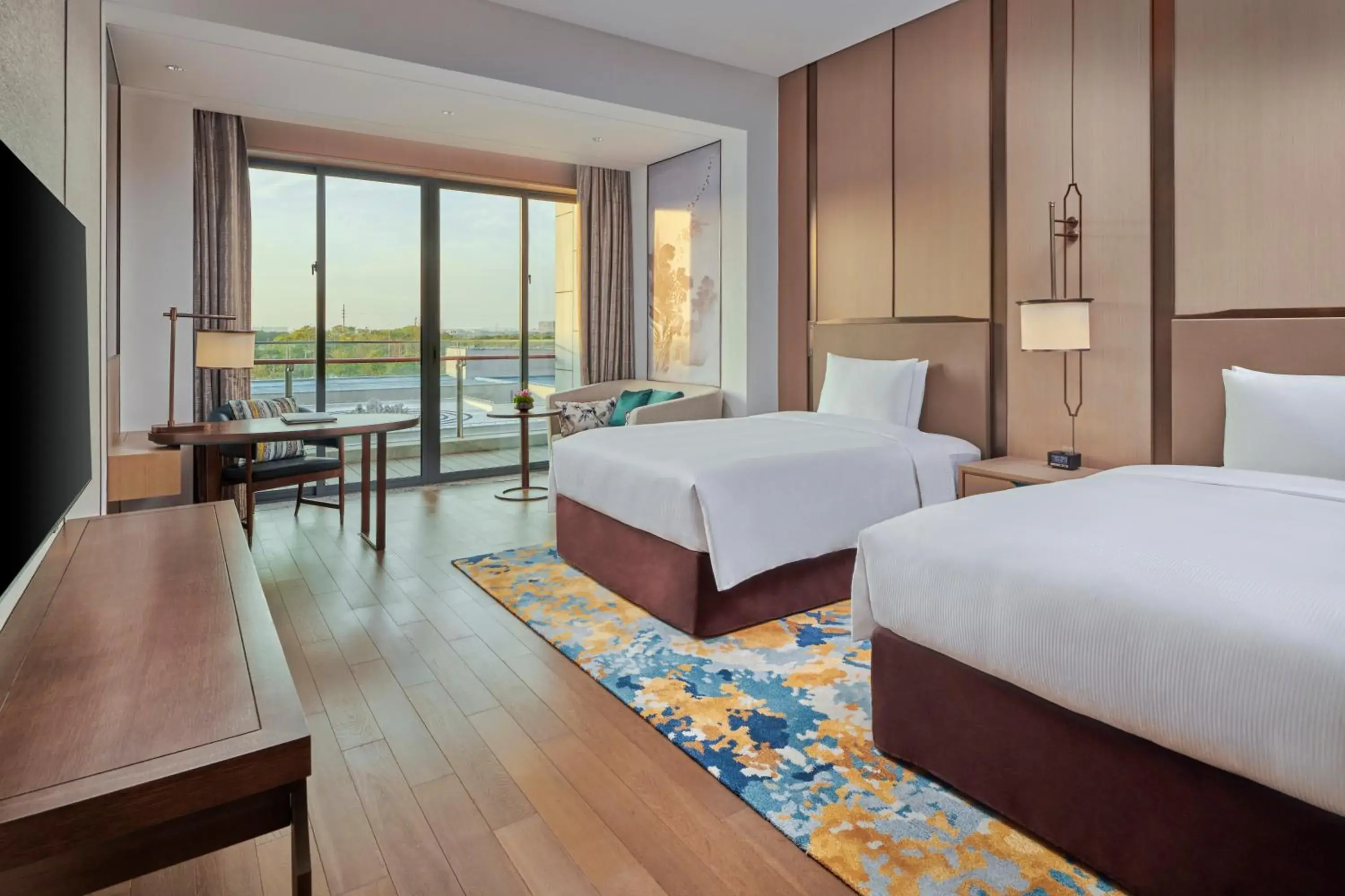 Twin Room in Hilton Shanghai Fengxian Twin Room in Hilton Shanghai Fengxian