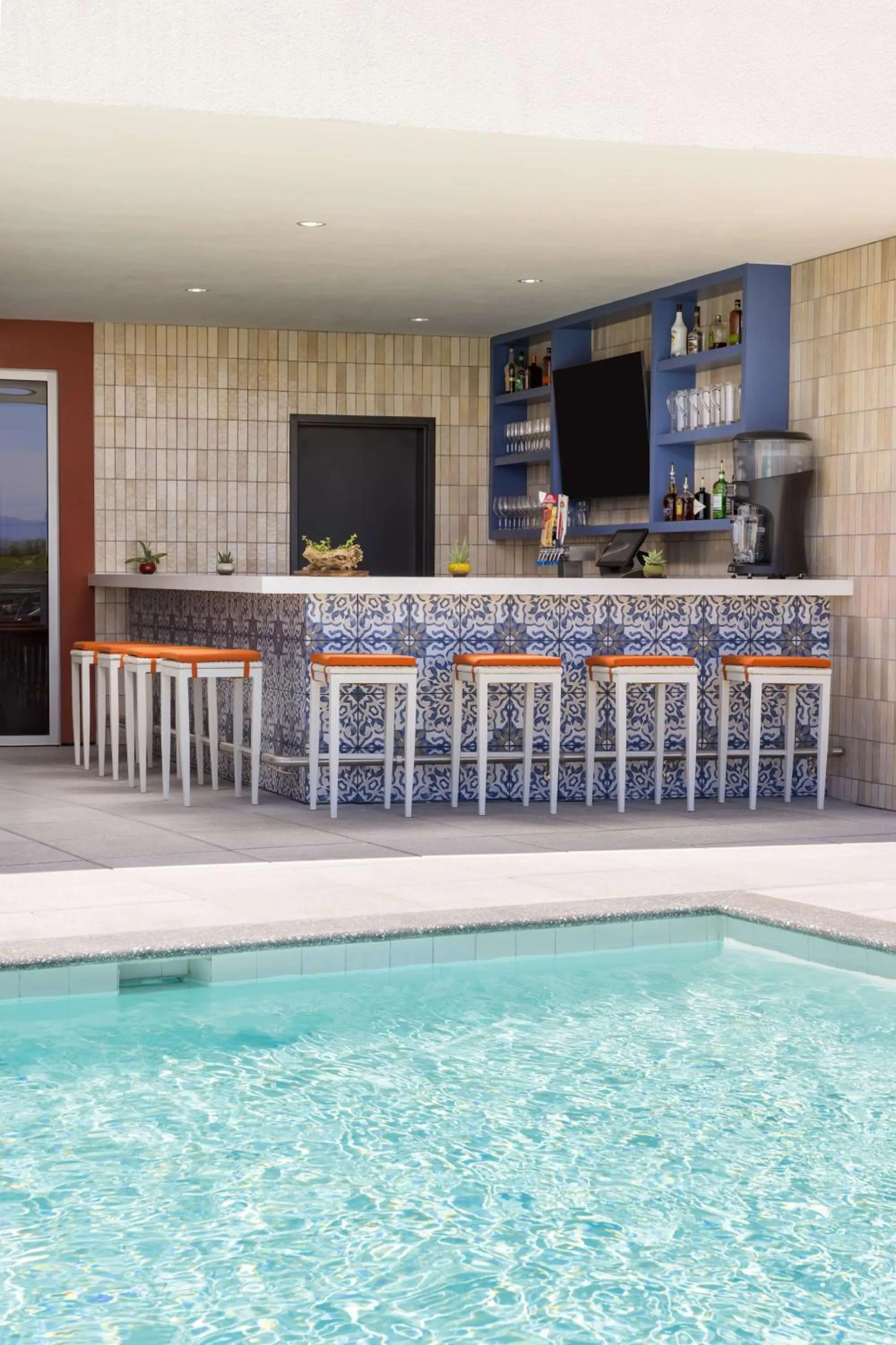 Pool view in Doubletree By Hilton Tucson Downtown Convention Center