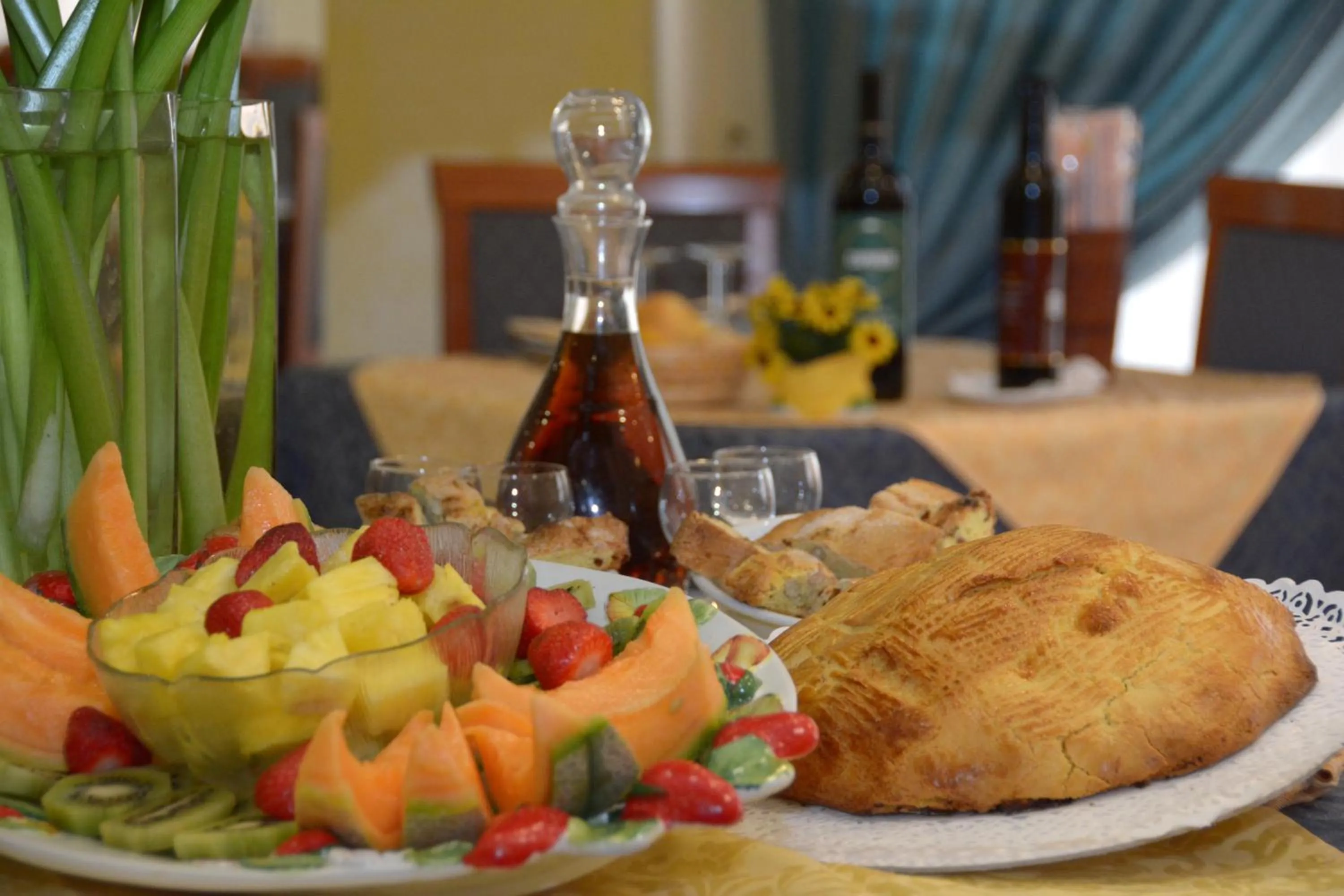 Food close-up in Hotel President