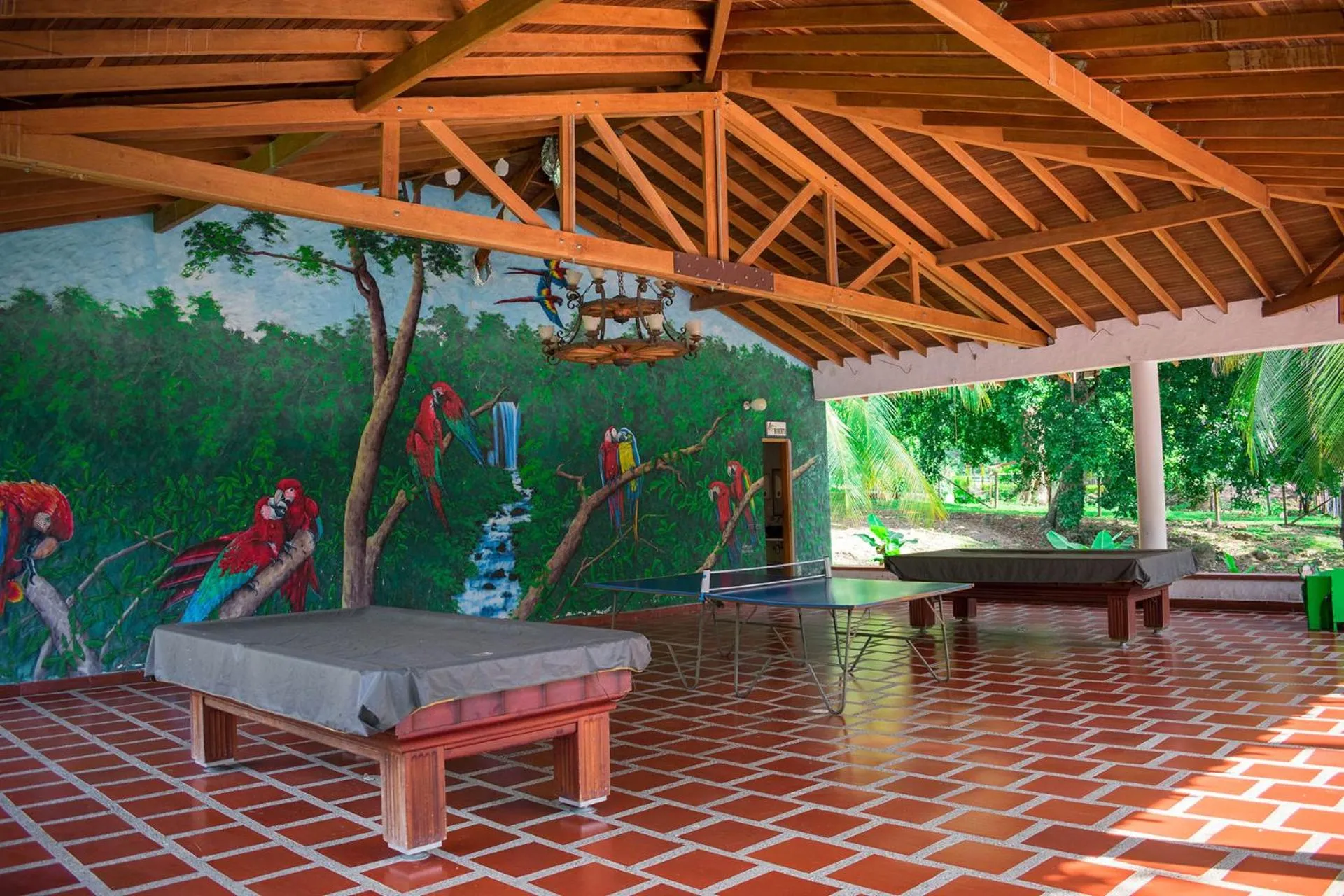 Game Room in Hotel Posada San Sebastian