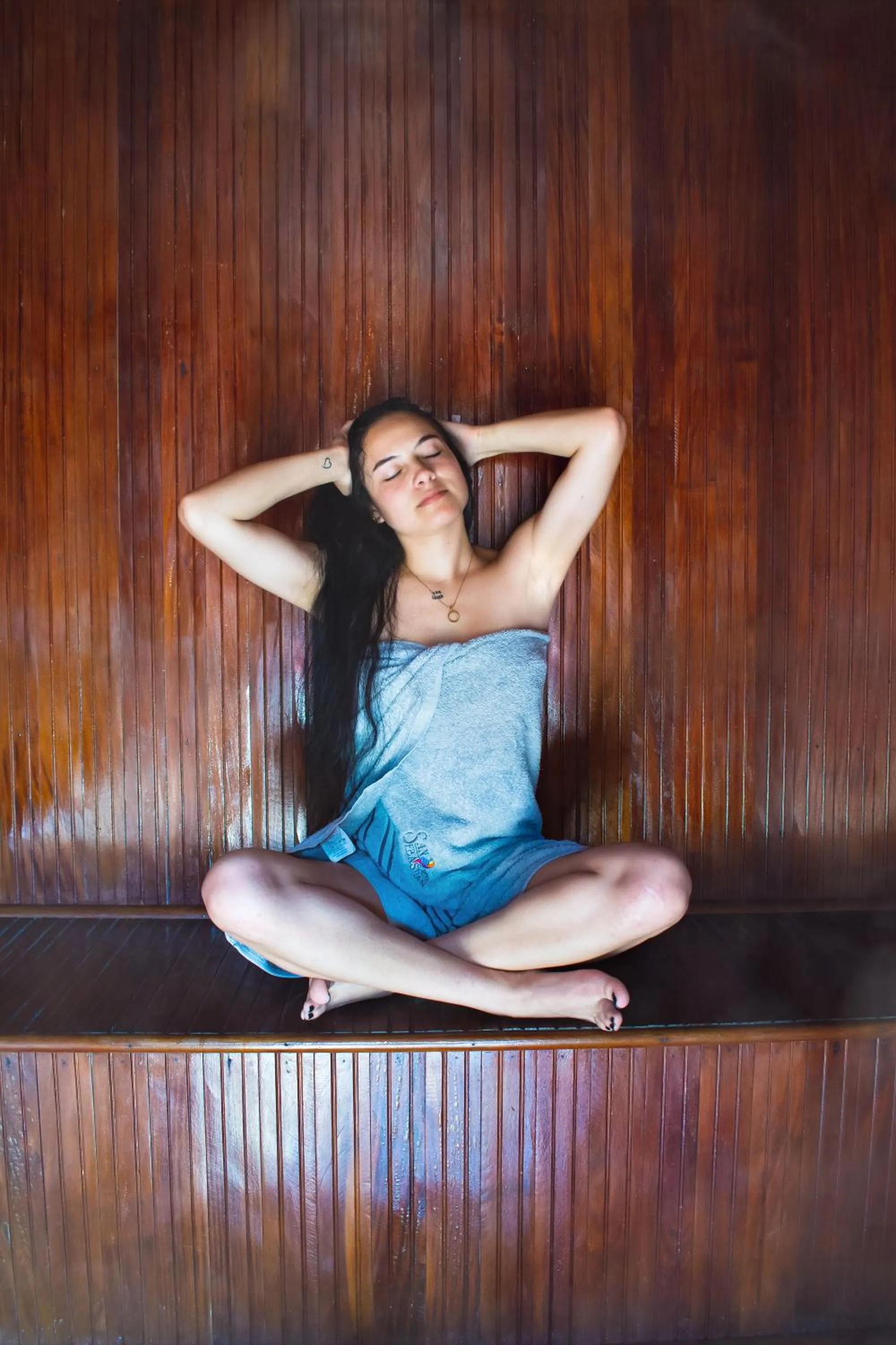 Sauna in Hotel Posada San Sebastian