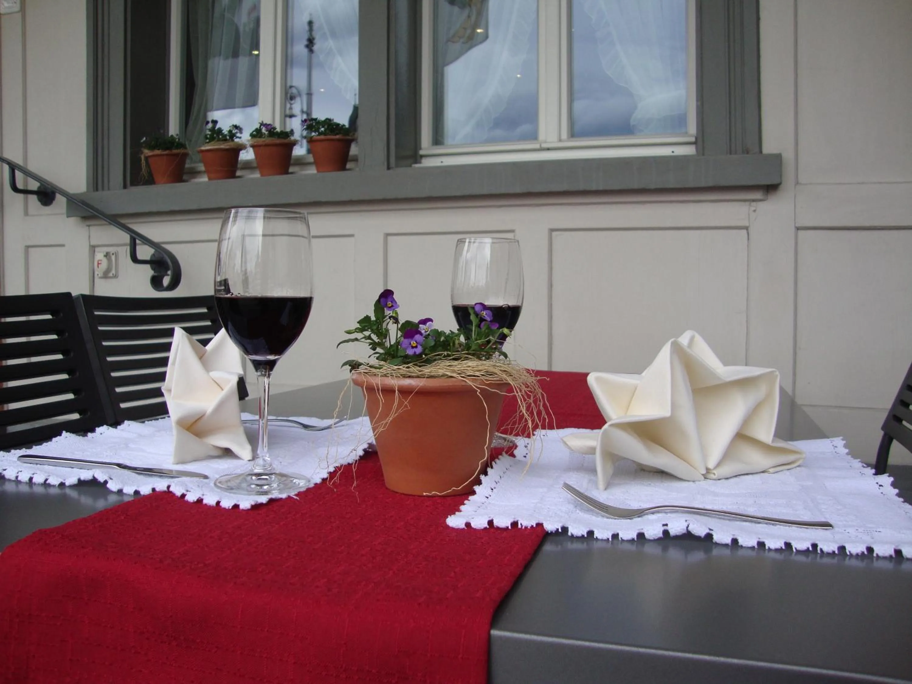 Balcony/Terrace in Hotel Krone Gais