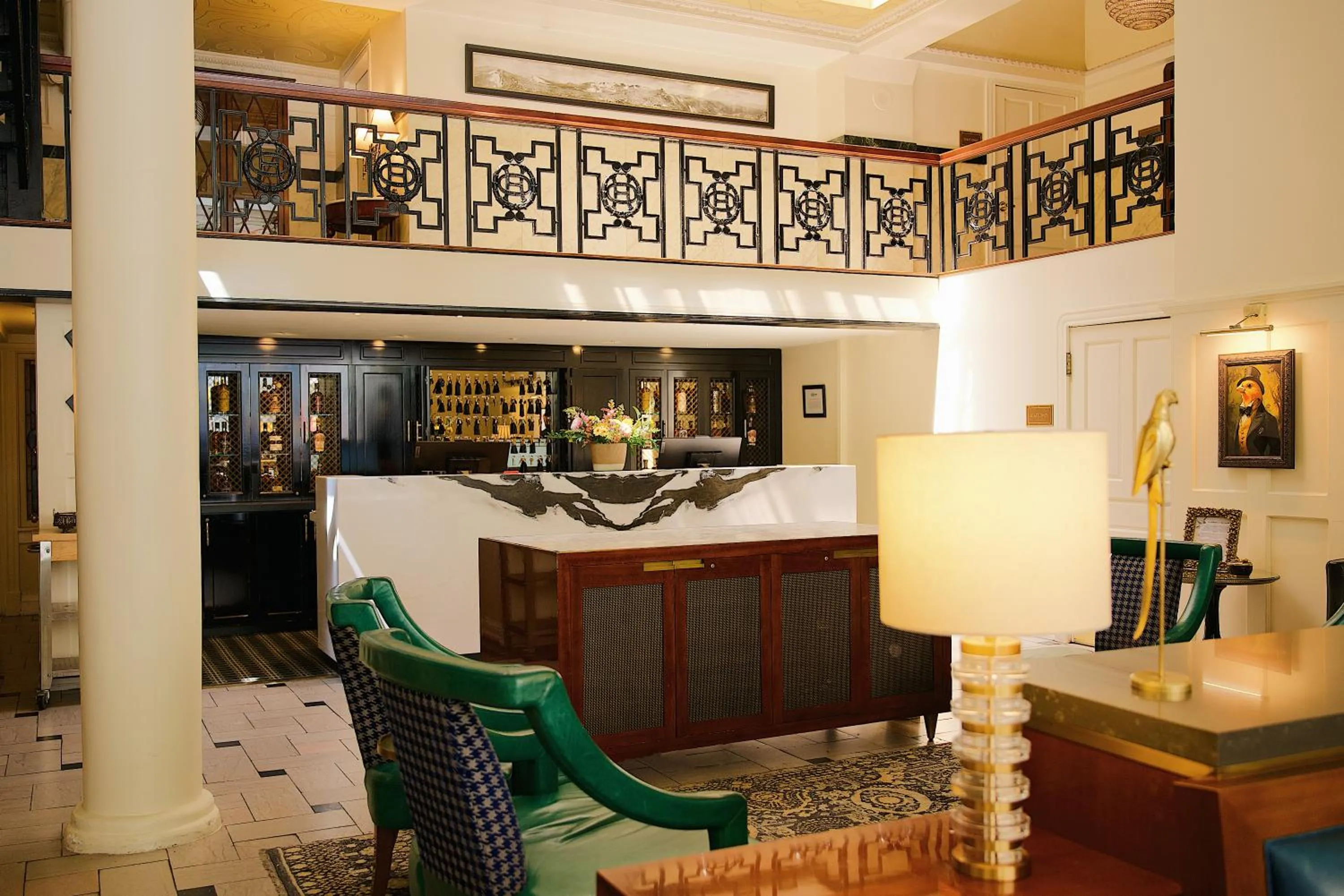 Lobby or reception in The Oxford Hotel