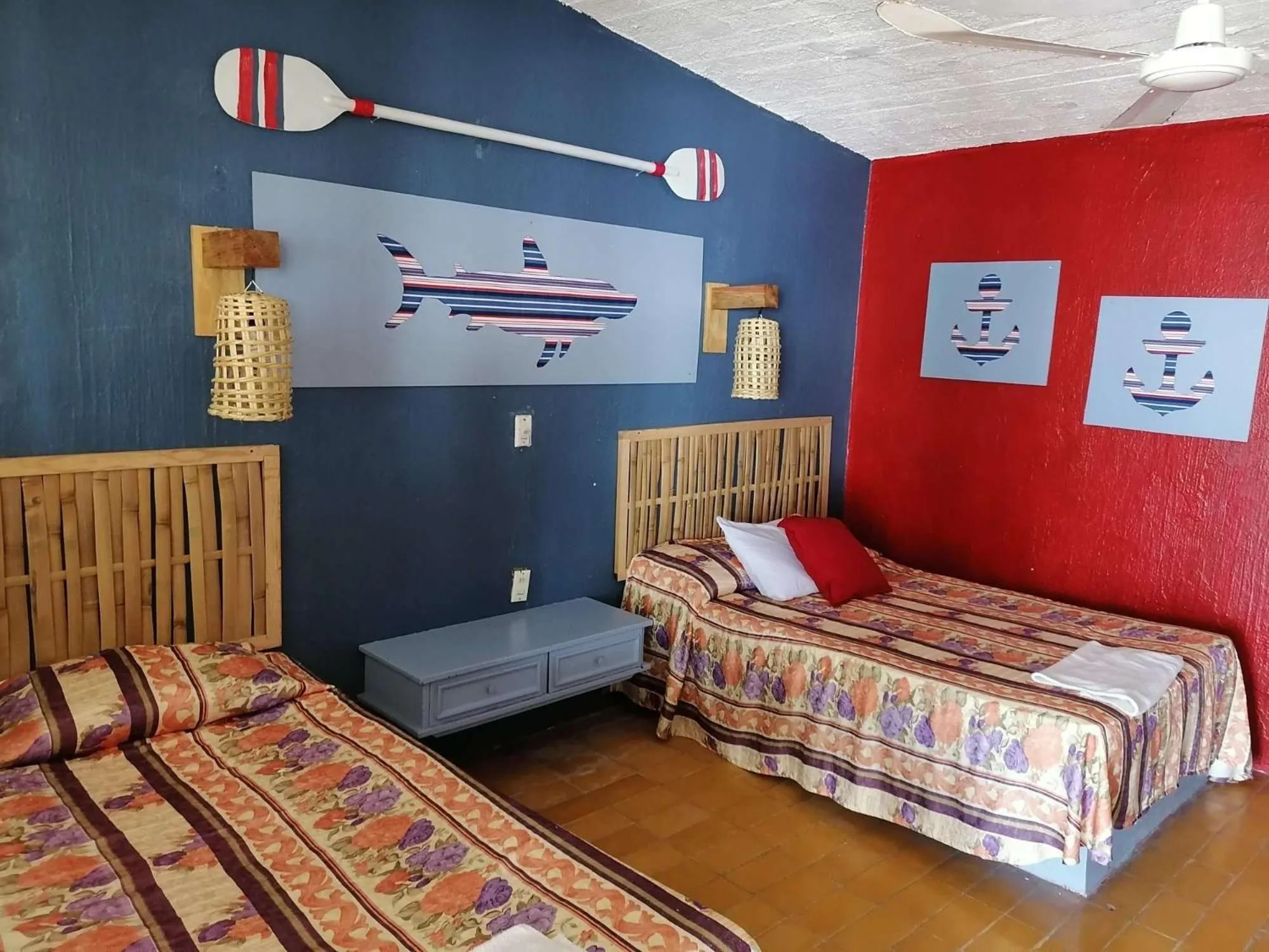 Bed in Hotel El Paraíso