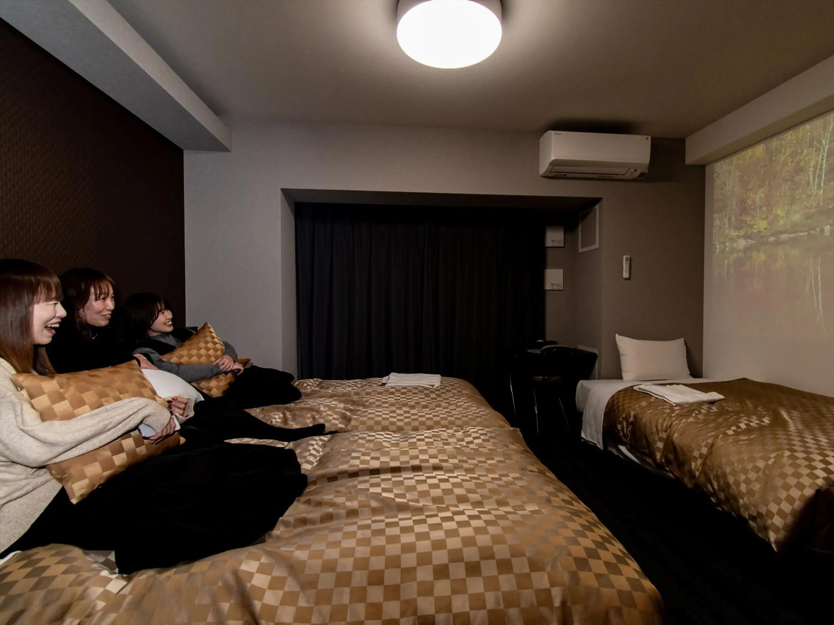 People, Bed in MERBABU STAY OSAKA