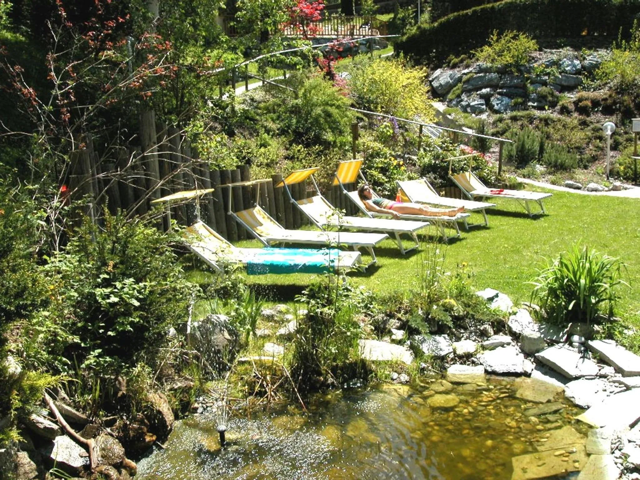 Garden in Hotel Alpenblick