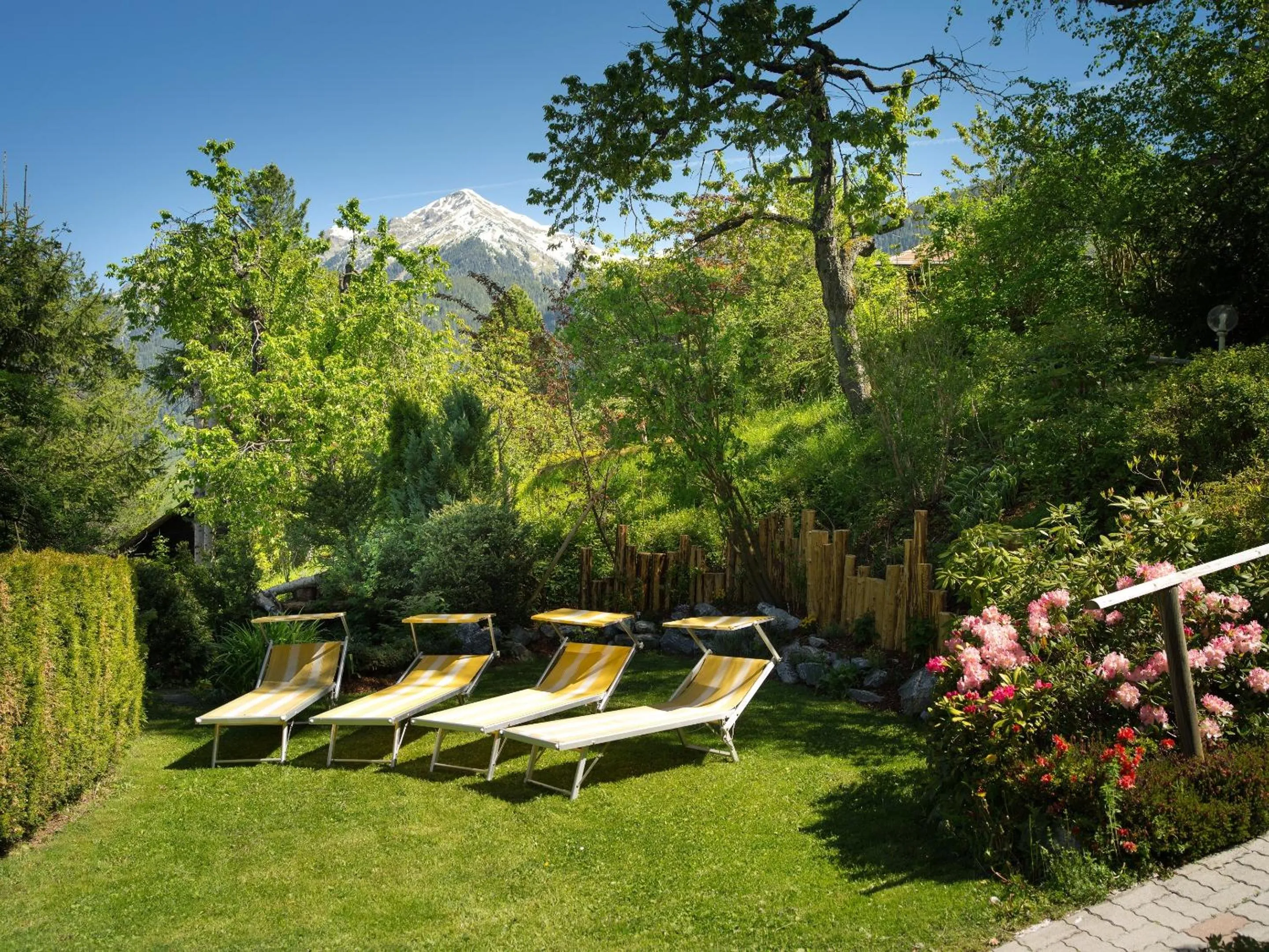Garden in Hotel Alpenblick
