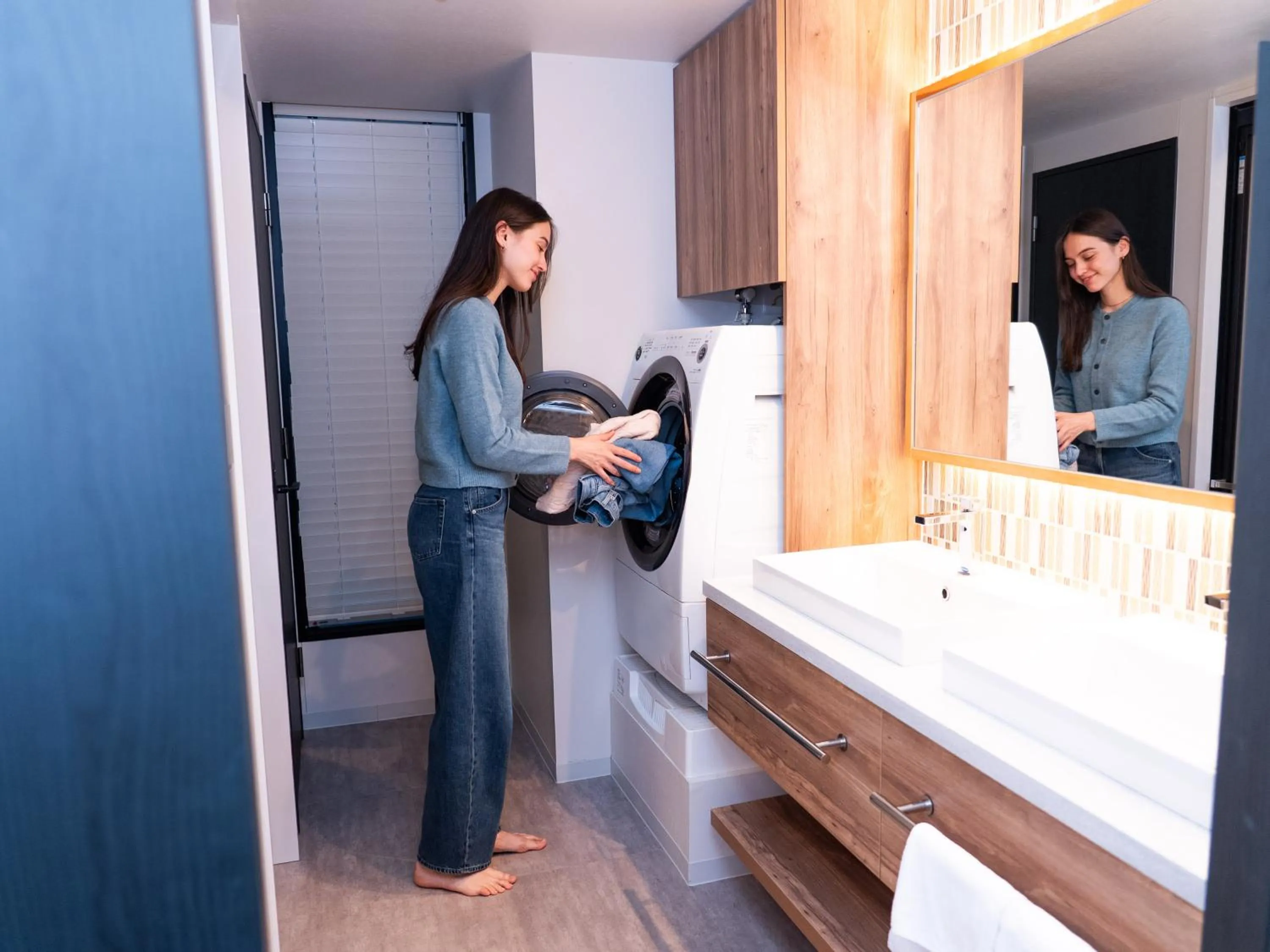 washing machine in Tokyu Stay Shinjuku Eastside