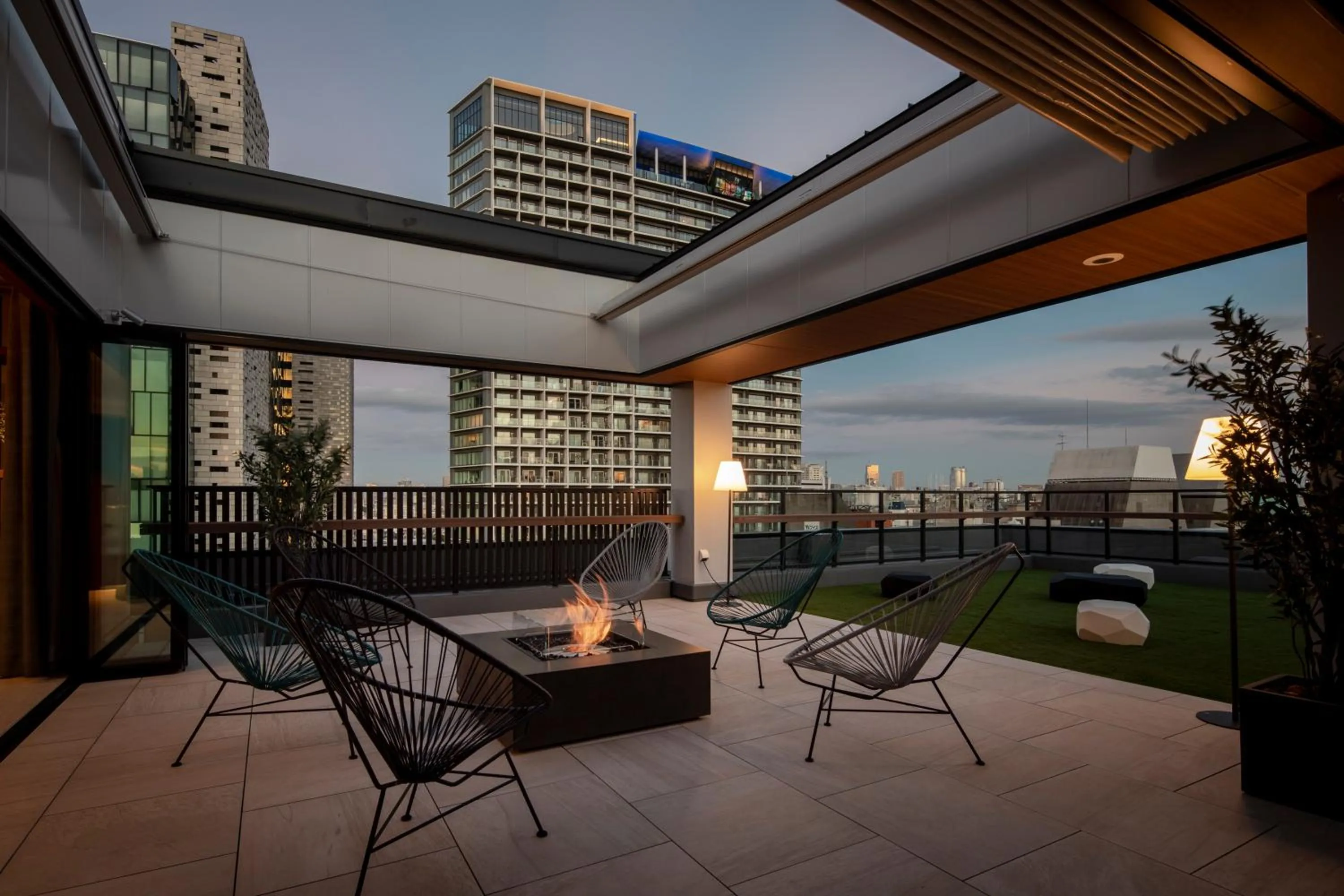 Garden view in Tokyu Stay Shinjuku Eastside