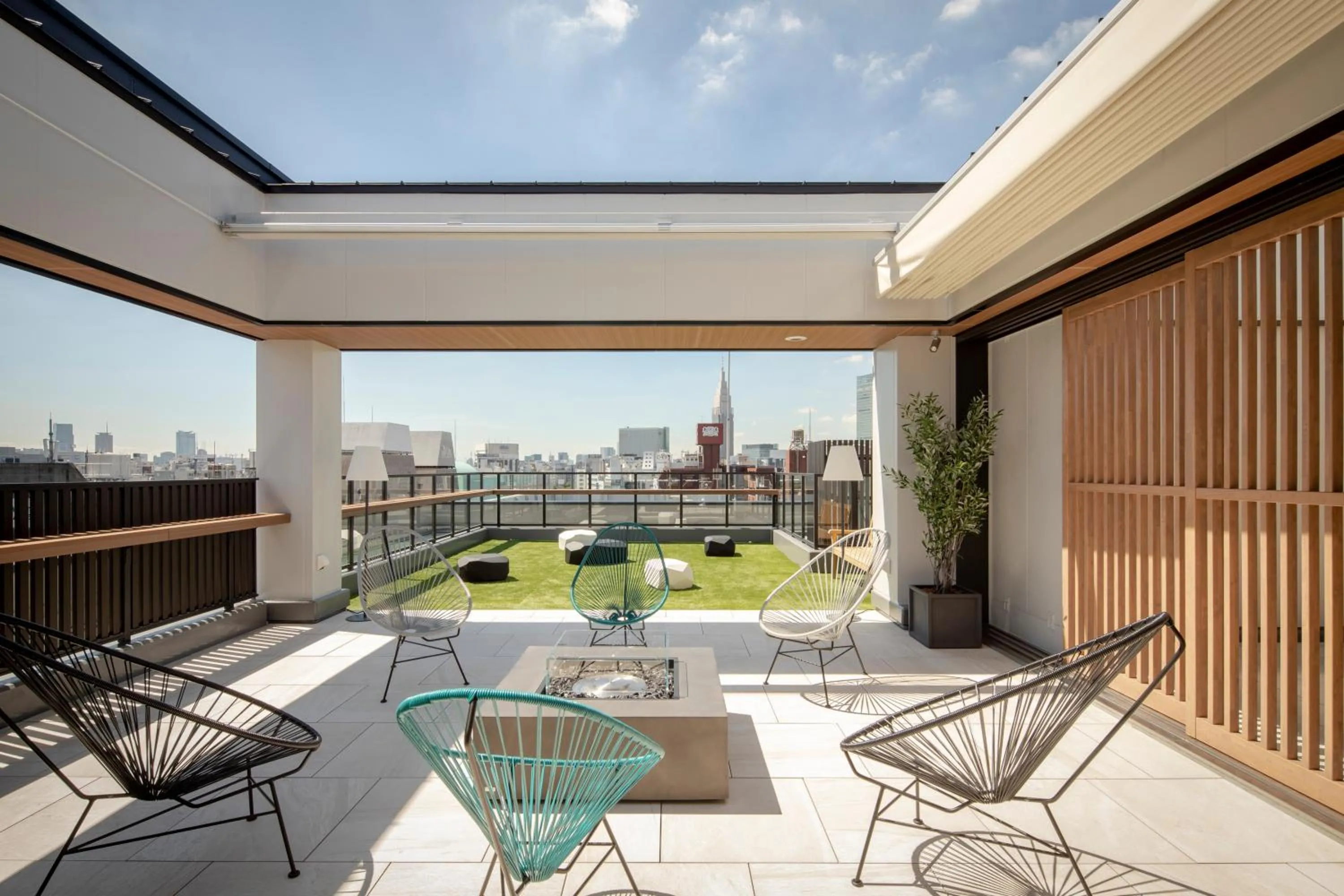 Balcony/Terrace in Tokyu Stay Shinjuku Eastside