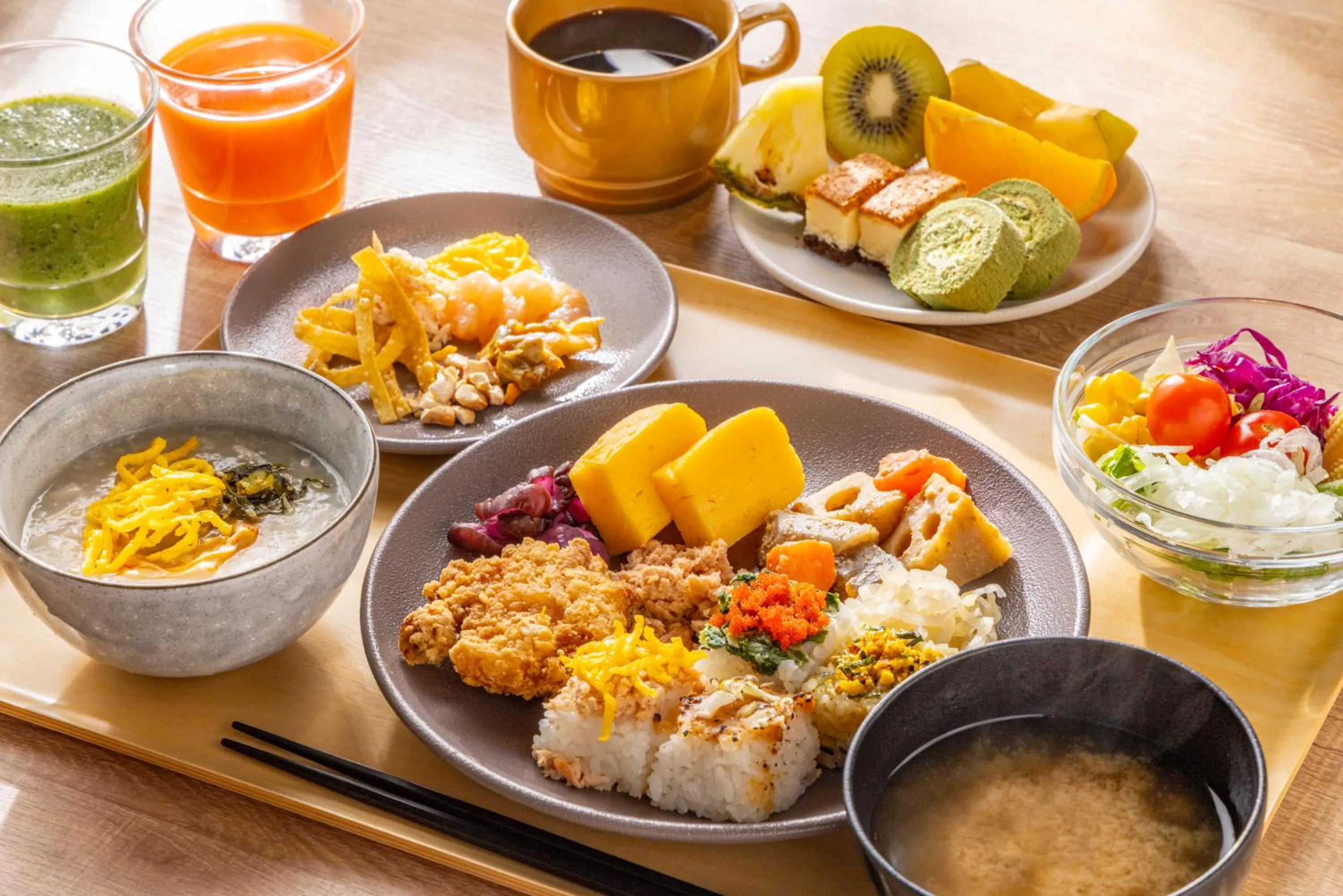 Buffet breakfast in Tokyu Stay Shinjuku Eastside