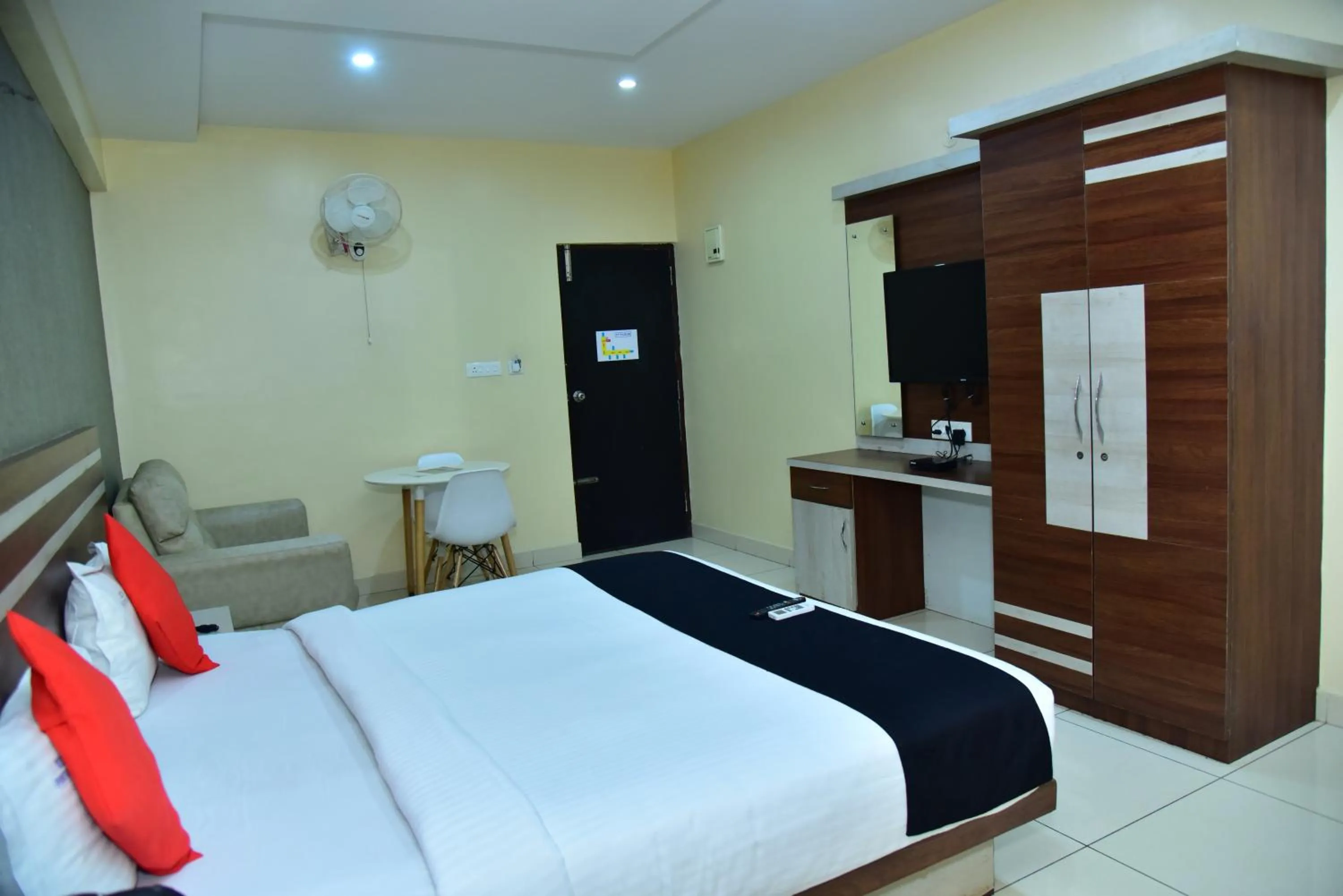 Bed in hotel fortune suites