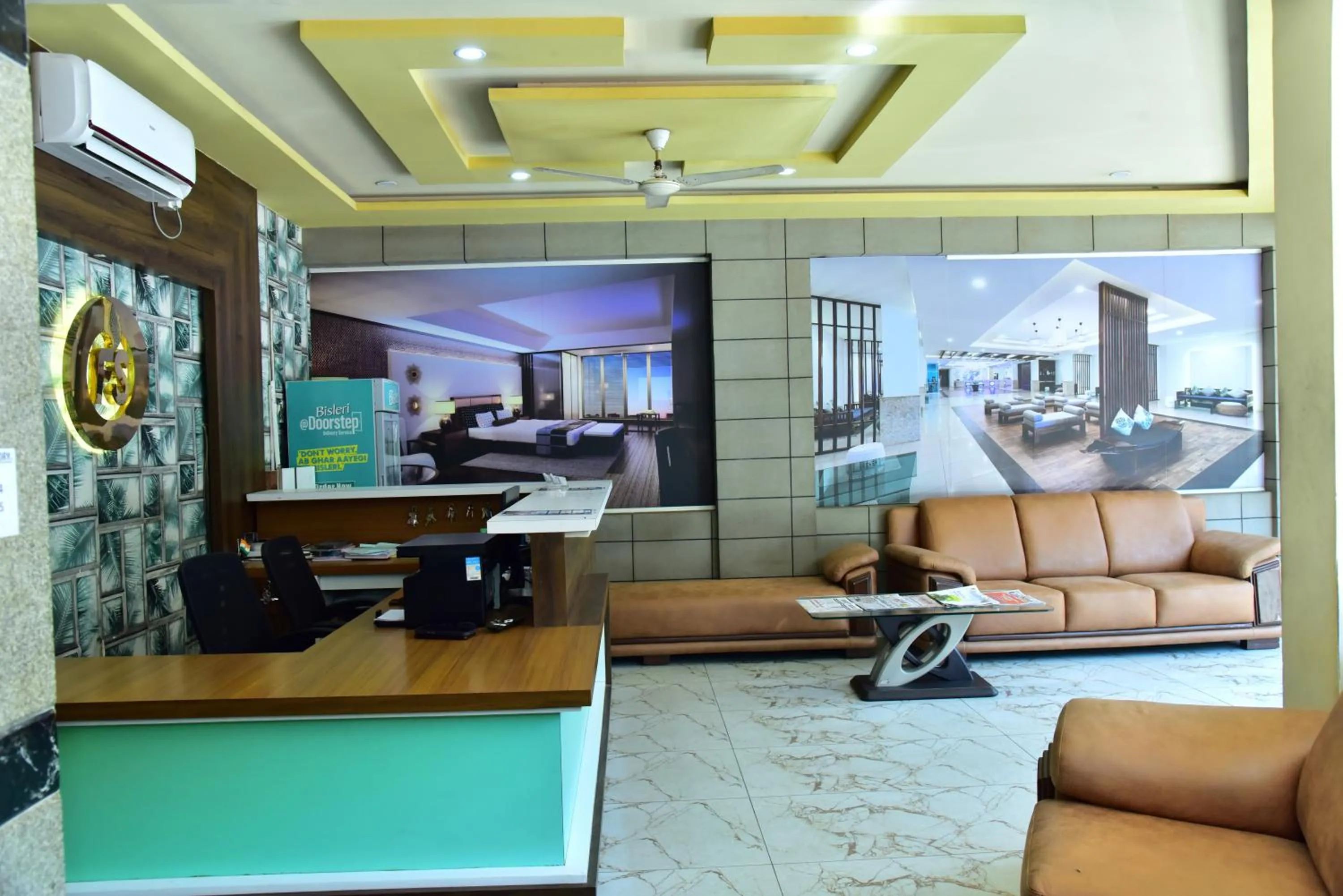 Lobby or reception in hotel fortune suites